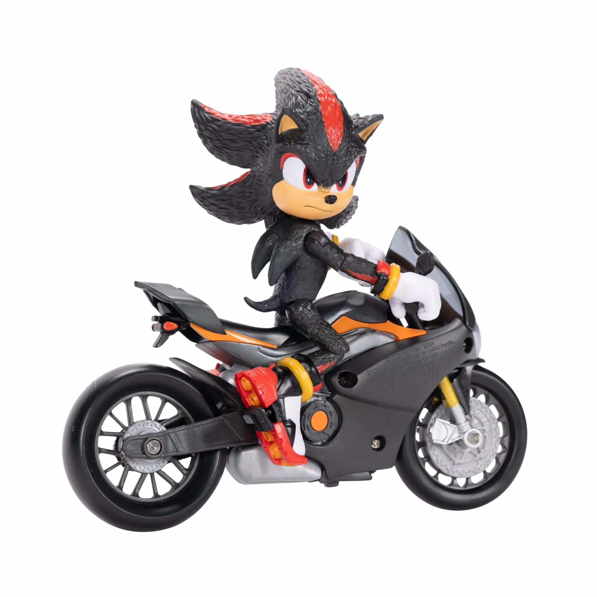 Sonic 3 Le Film Figurine Shadow Articulée 13 cm Moto Sportive Licence Officielle