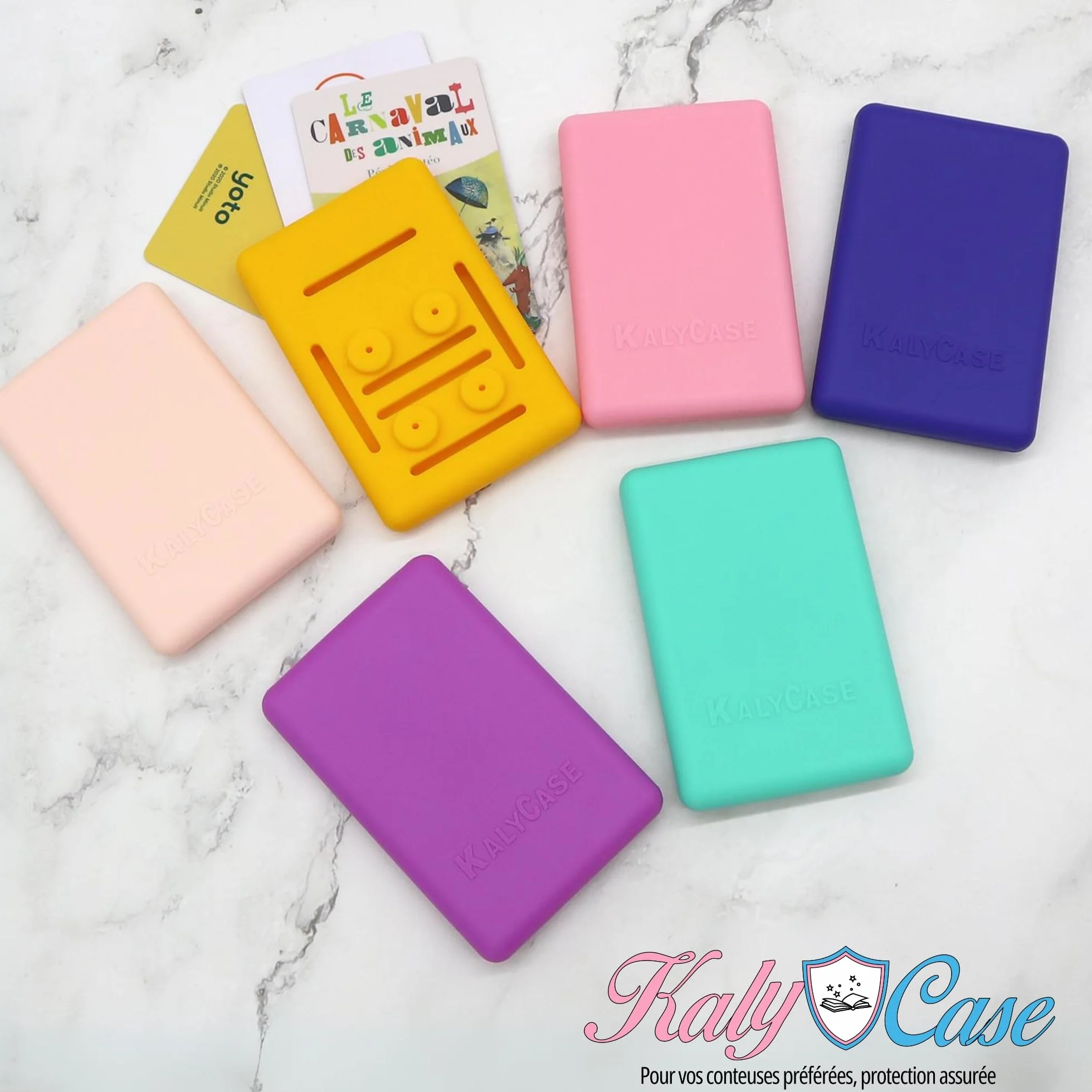 Coque Silicone YOTO Mini avec Pochette Porte-Cartes et Bandoulière Détachable Vert