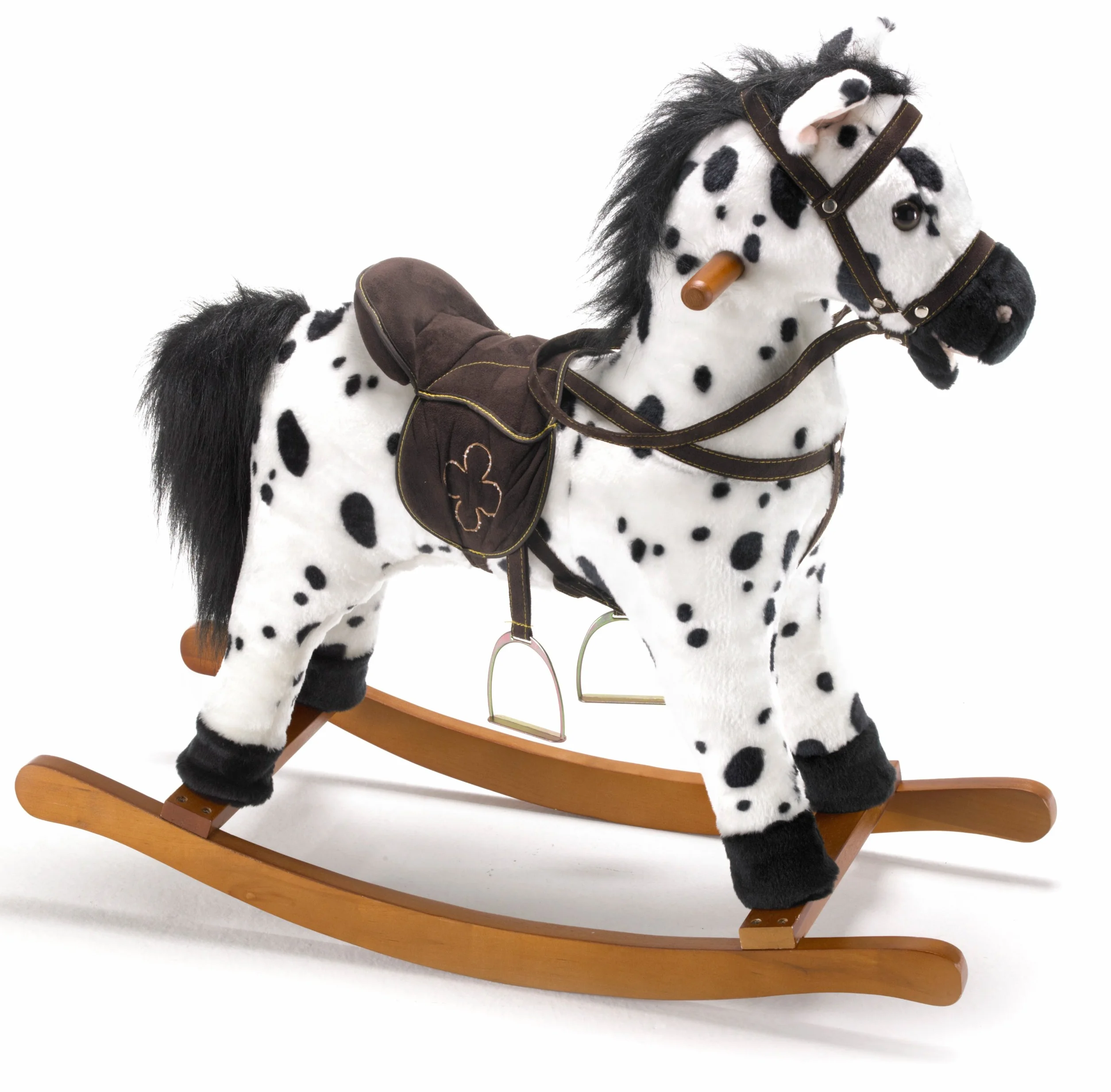 Bayer Chic 2000 Cheval à Bascule Carlotta avec Son Noir Blanc