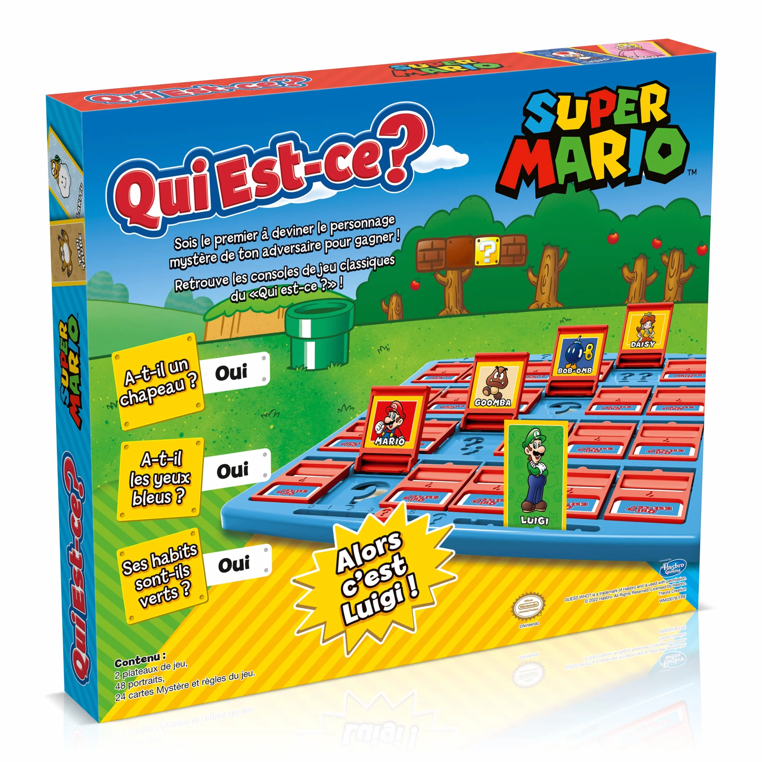 Winning Moves Qui Est Ce Jeu de Société Super Mario - Jeu pour Enfants 6+ - Version française