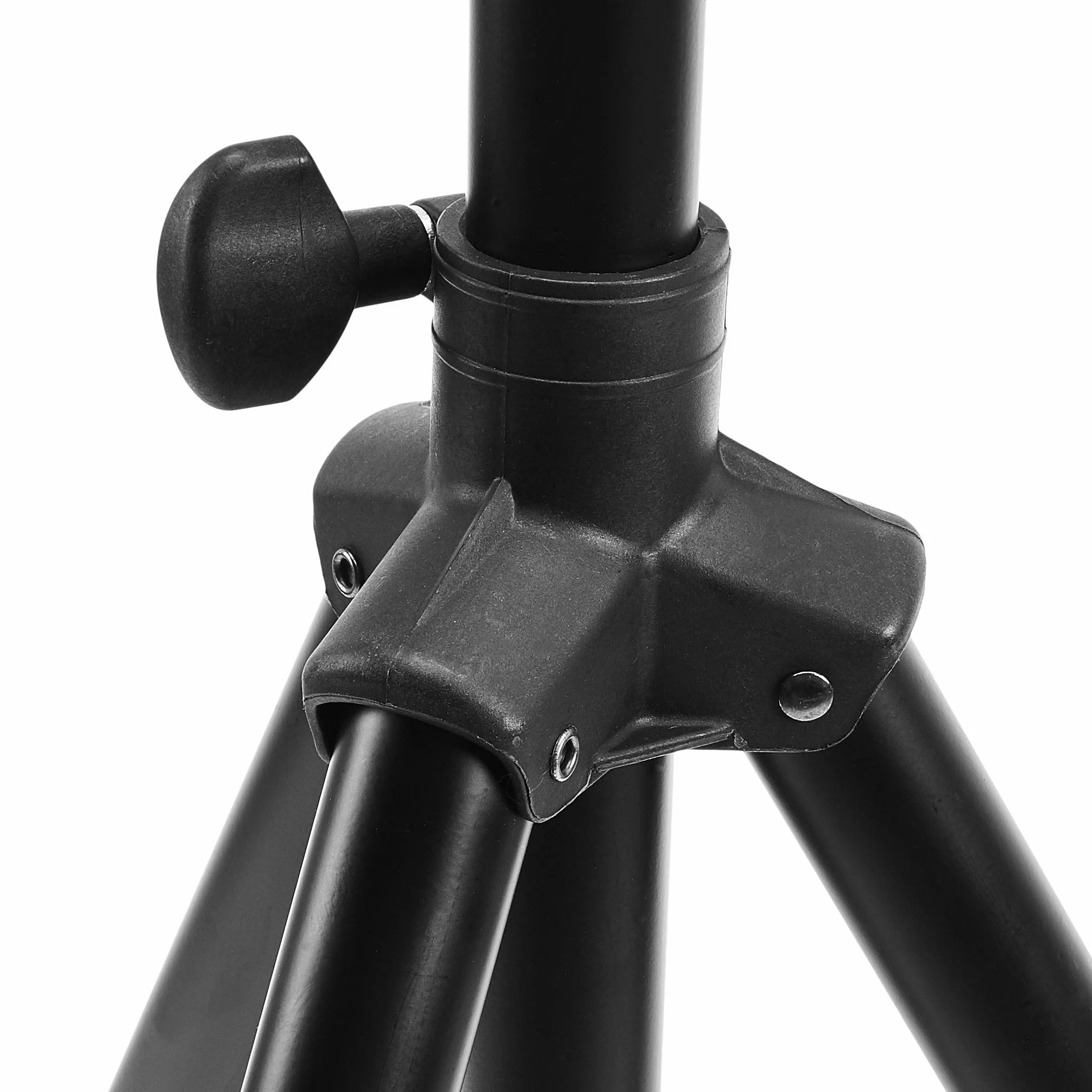 Amazon Basics Support pour haut-parleur réglable 120-200 cm Acier Noir