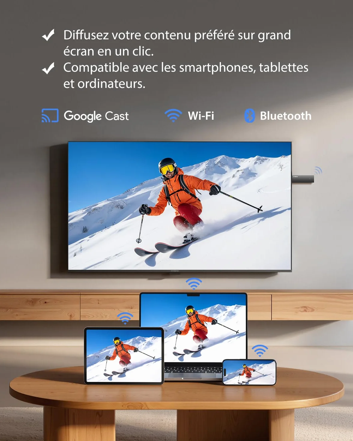 STRONG SRT41 4K UHD Google TV Stick Android 11 WiFi HDR10+ Dolby Audio