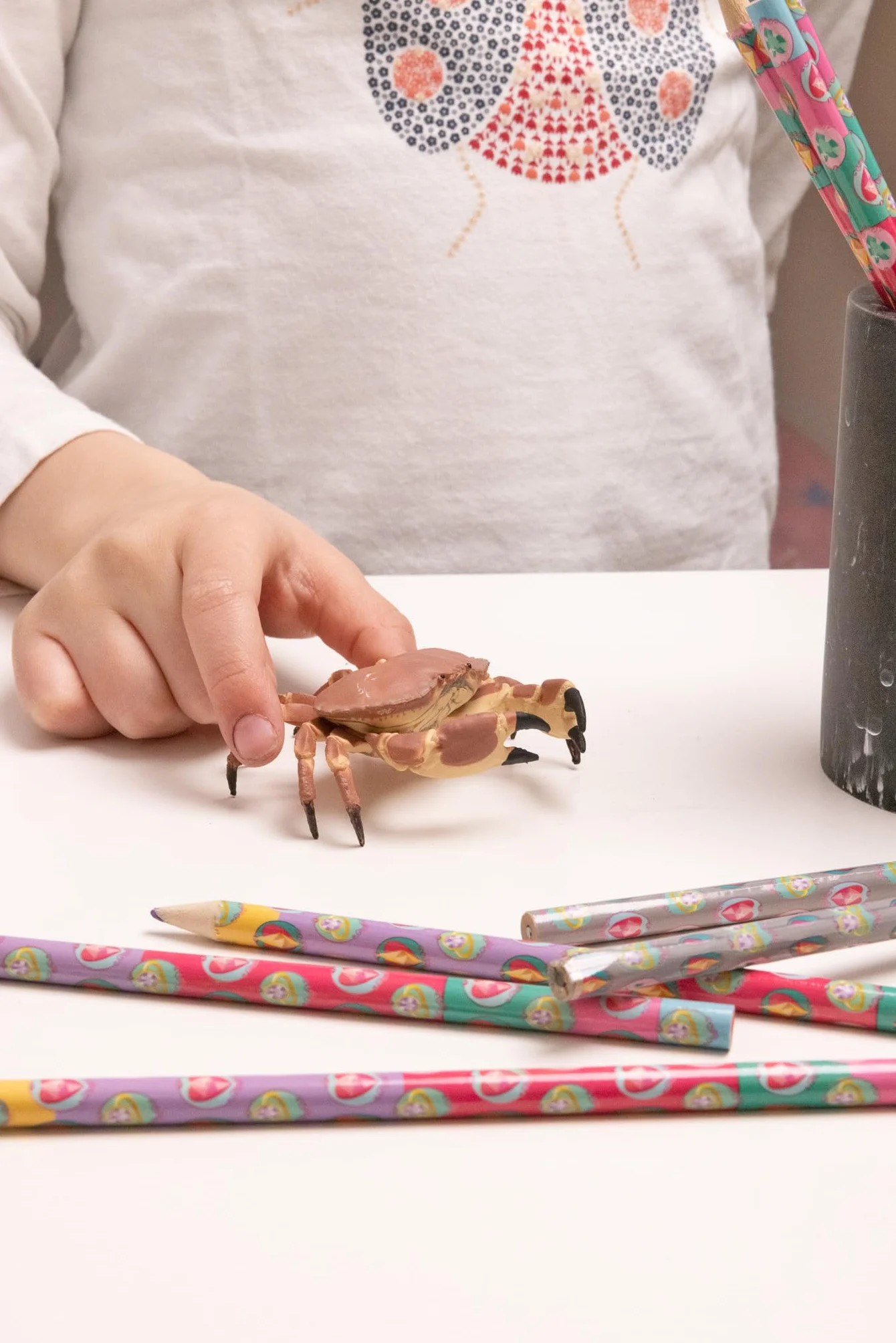 Papo Figurine Crabe Marin Réaliste Jouet Enfant 3 ans+ Univers Marin Jeu éducatif 8 cm