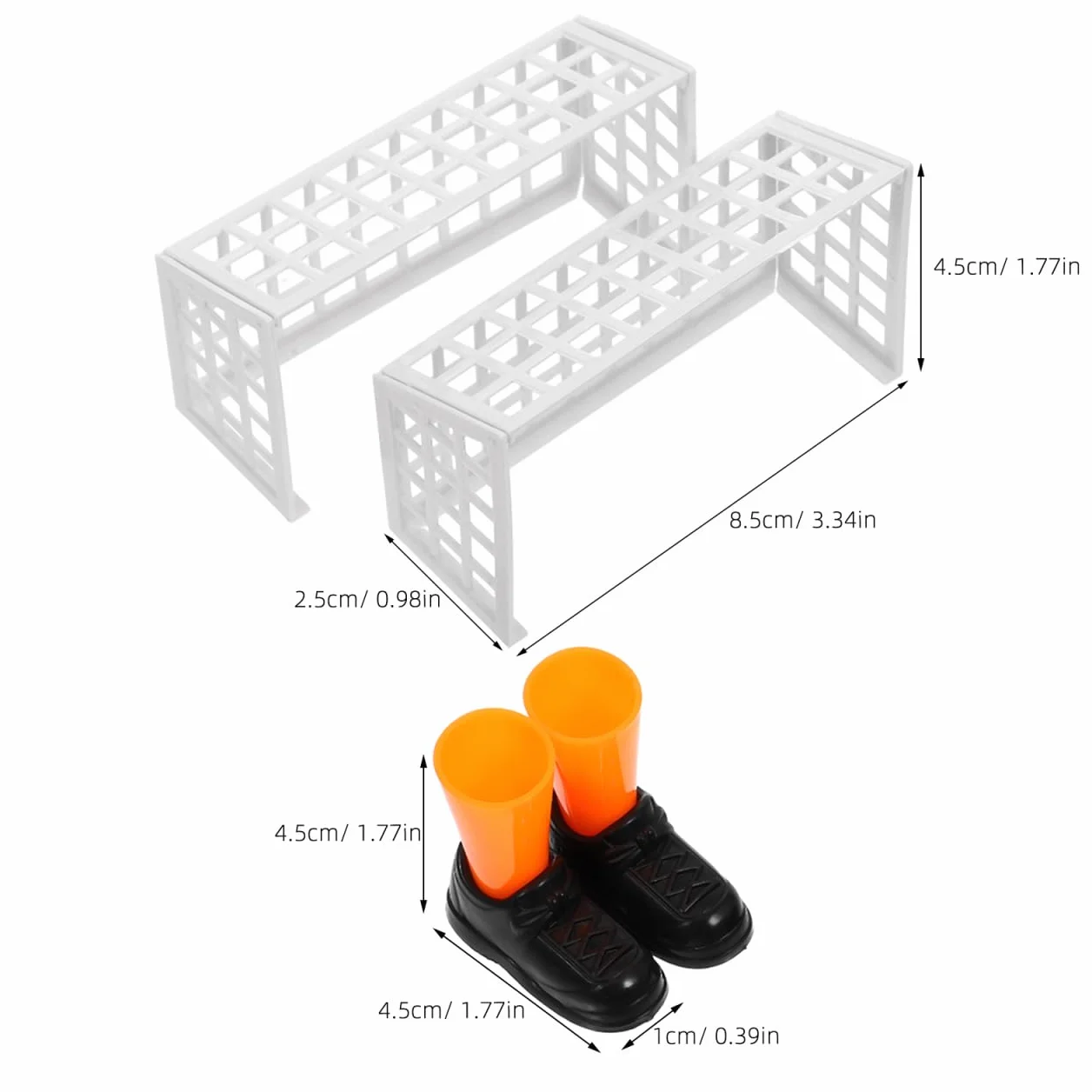 Abaodam Mini Jeu de Football pour Doigt 3 Ensembles Babyfoot de Table Interactif pour Enfants et Adultes
