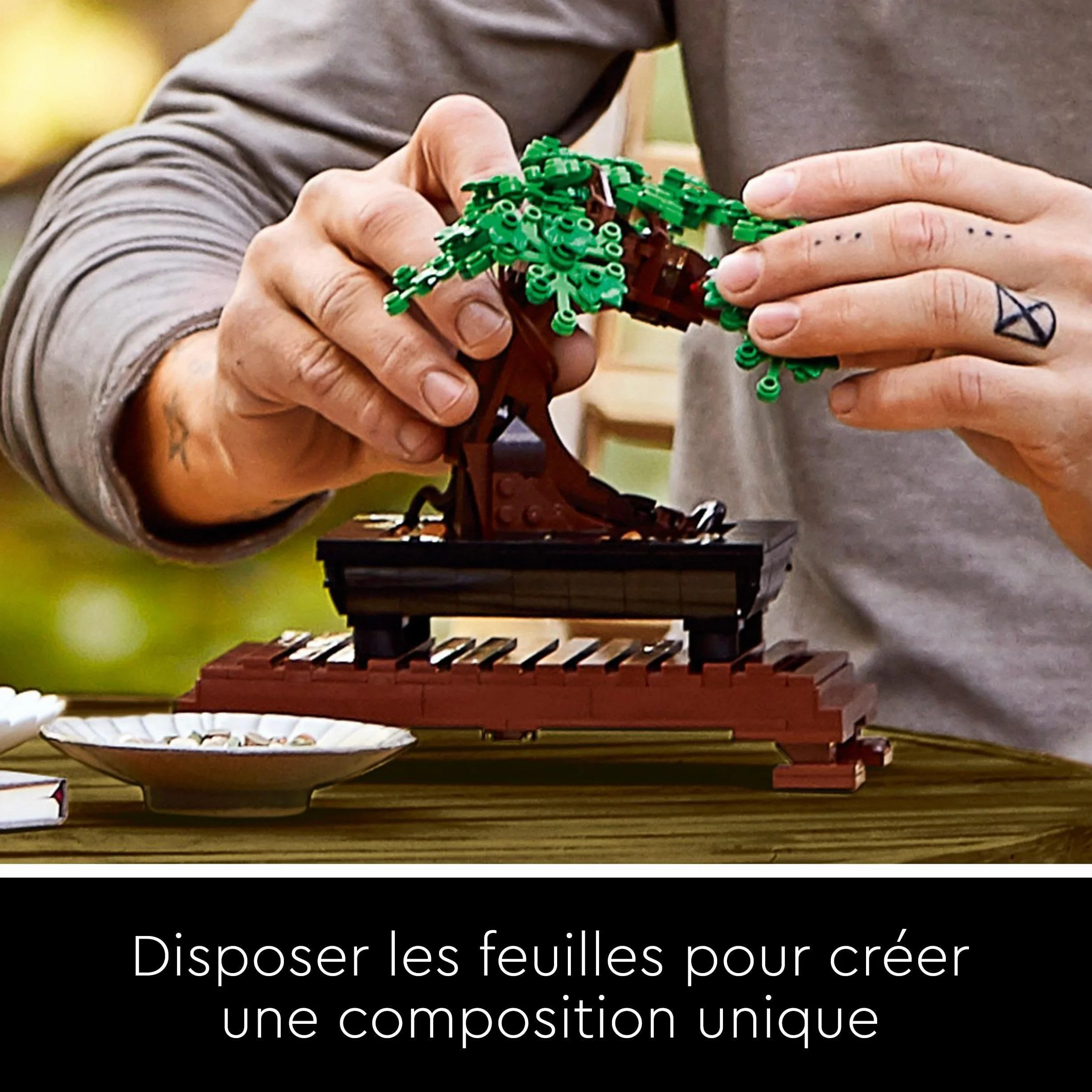 Lego Botanicals Bonsaï 10281 - Set de Construction avec Plante Artificielle pour Adulte