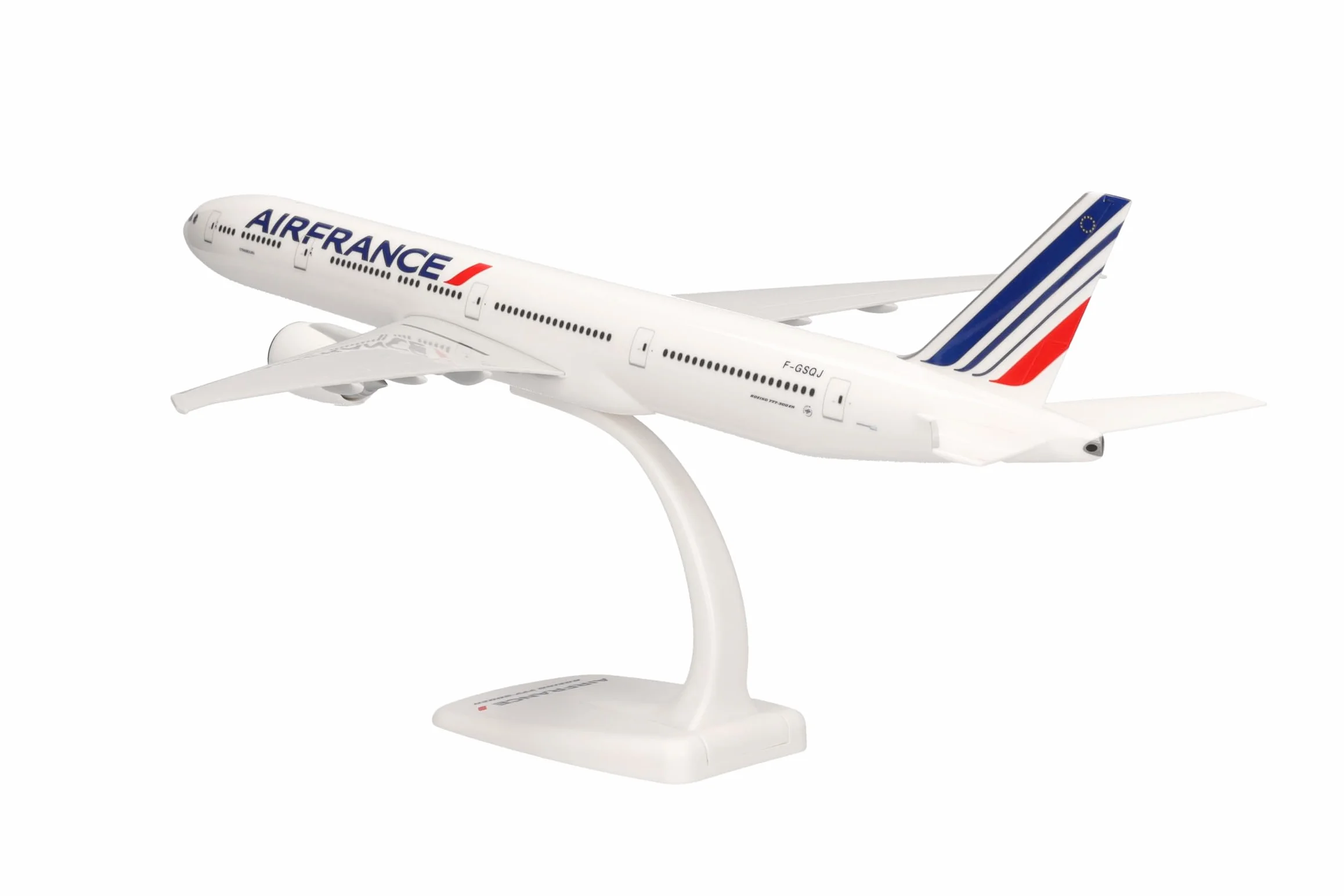 Herpa Air France Boeing 777-300ER 2021 livrée F-GSQJ Strasbourg Multicolore