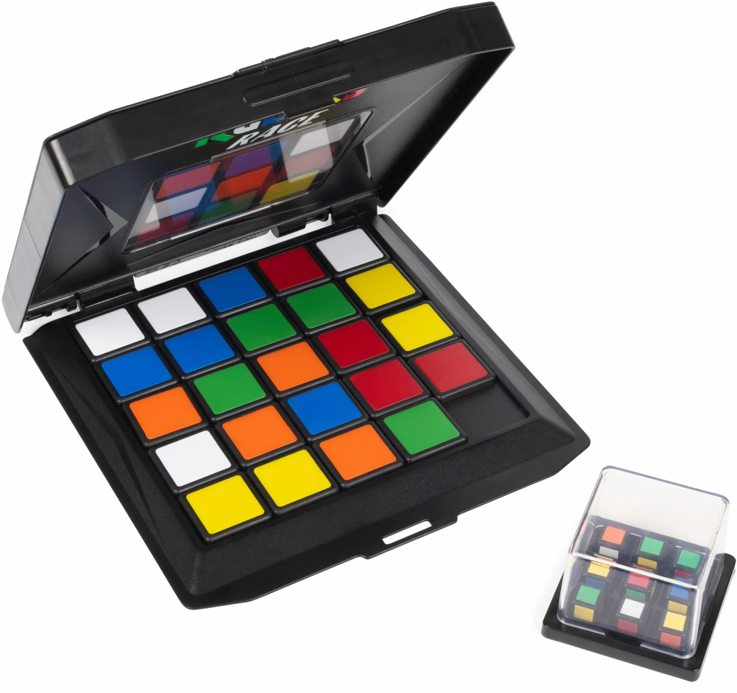 Rubik's Cube Rubiks Race Version Classique - Jeu De Société 3X3 - Stratégie Face à Face - Jeu Casse-Tête Adulte Et Enfant 7 Ans Et +
