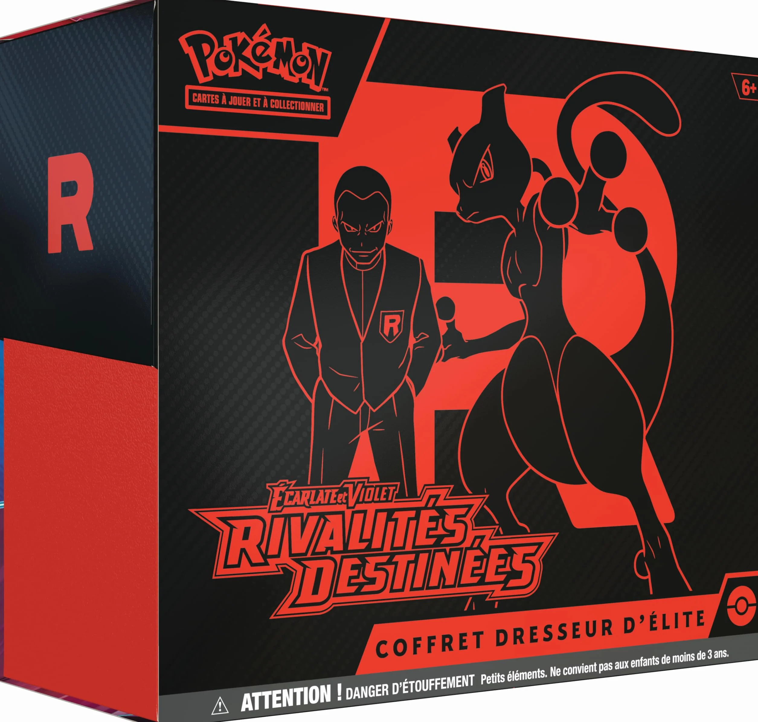Pokémon JCC: Coffret Dresseur d’élite Écarlate et Violet – Rivalités Destinées du JCC Pokémon (1 Carte Promo entièrement illustrée, 9 boosters et des Accessoires de Jeu Premium)