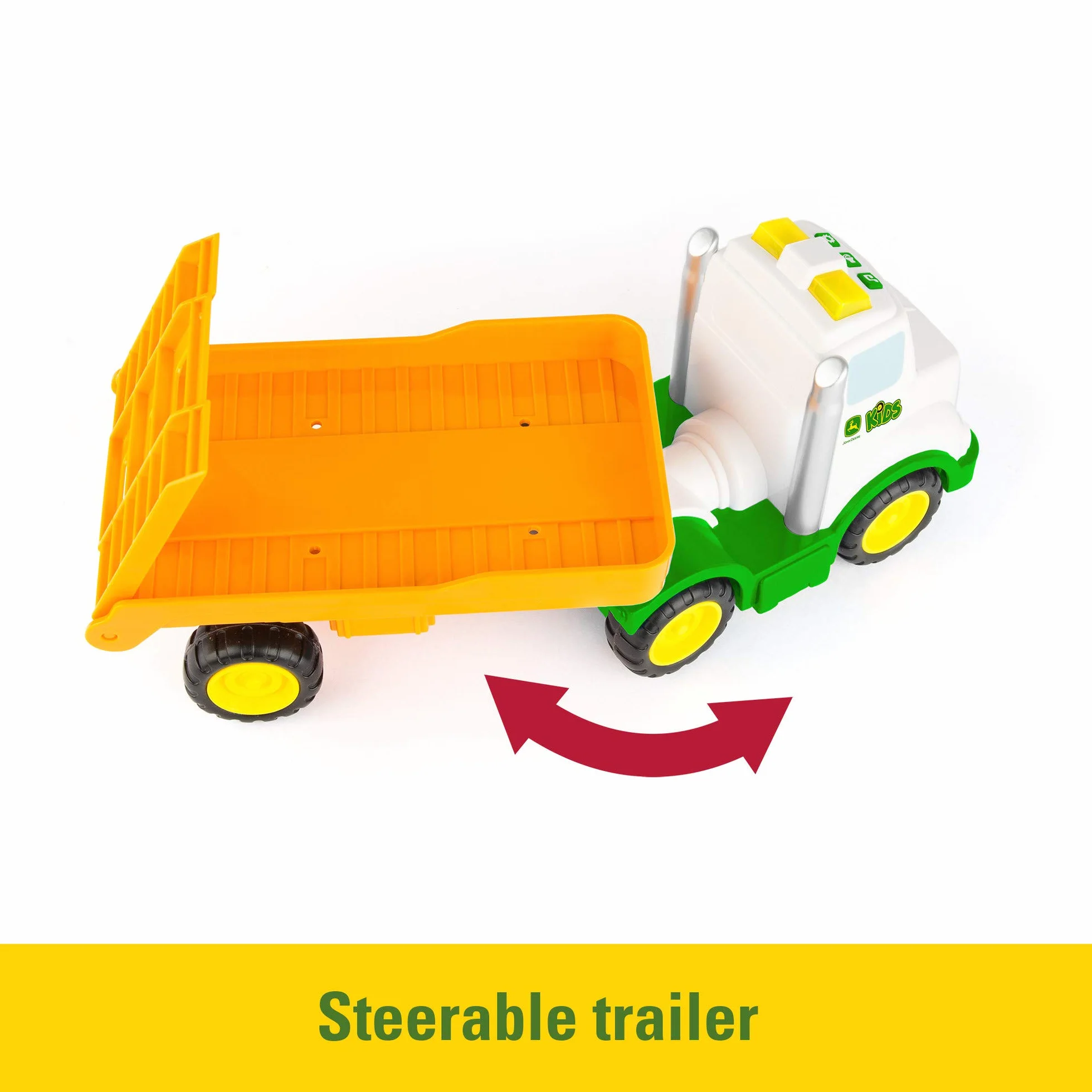 John Deere Johnny Dépanneuse Ensemble Jouets Tracteur Transport Ferme Tout-Petits Pousser 18 Mois 2 3 Ans