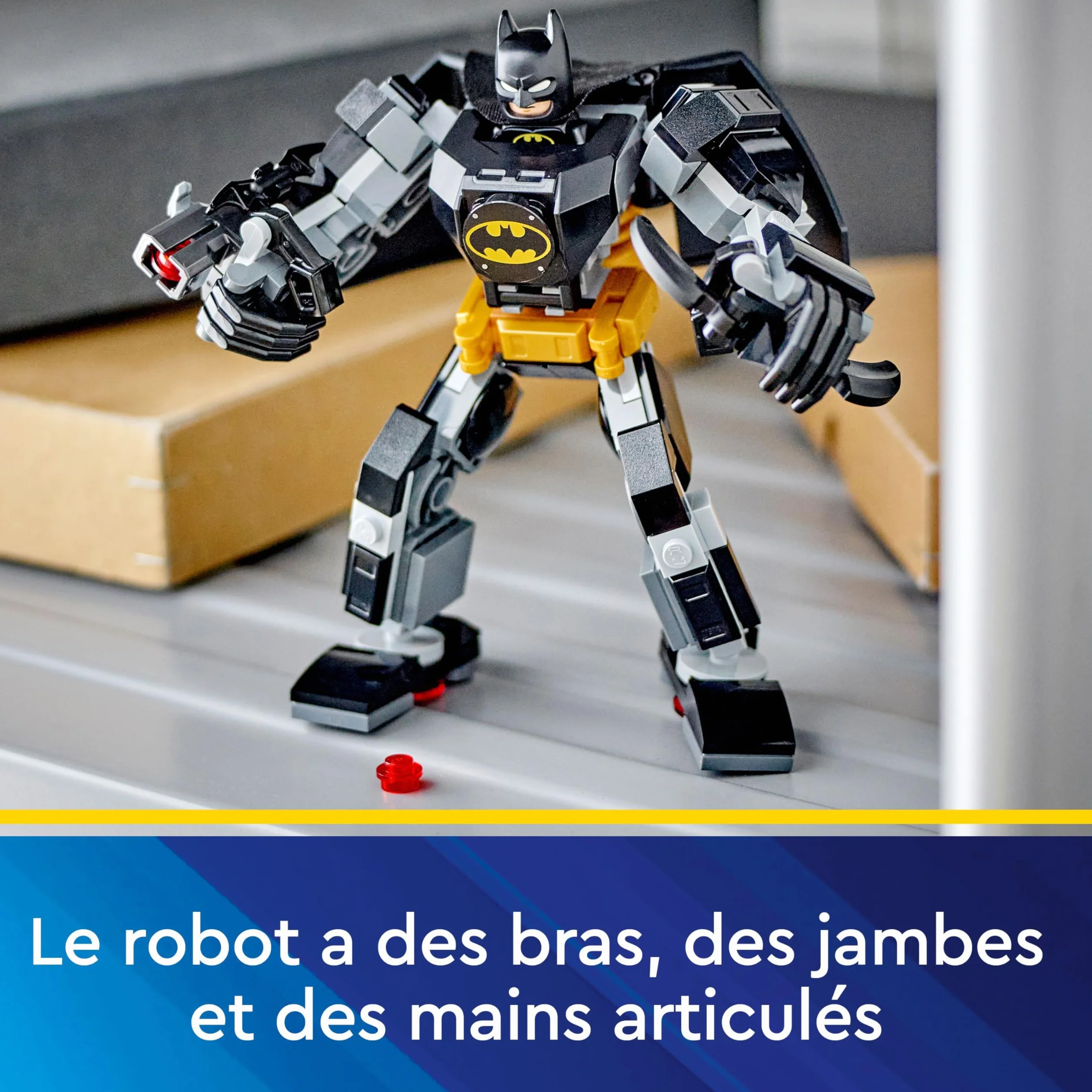 LEGO Superheroes DC L’Armure Robot de Batman Jouet de Super-héros Figurine XXL et Minifigurine 76270