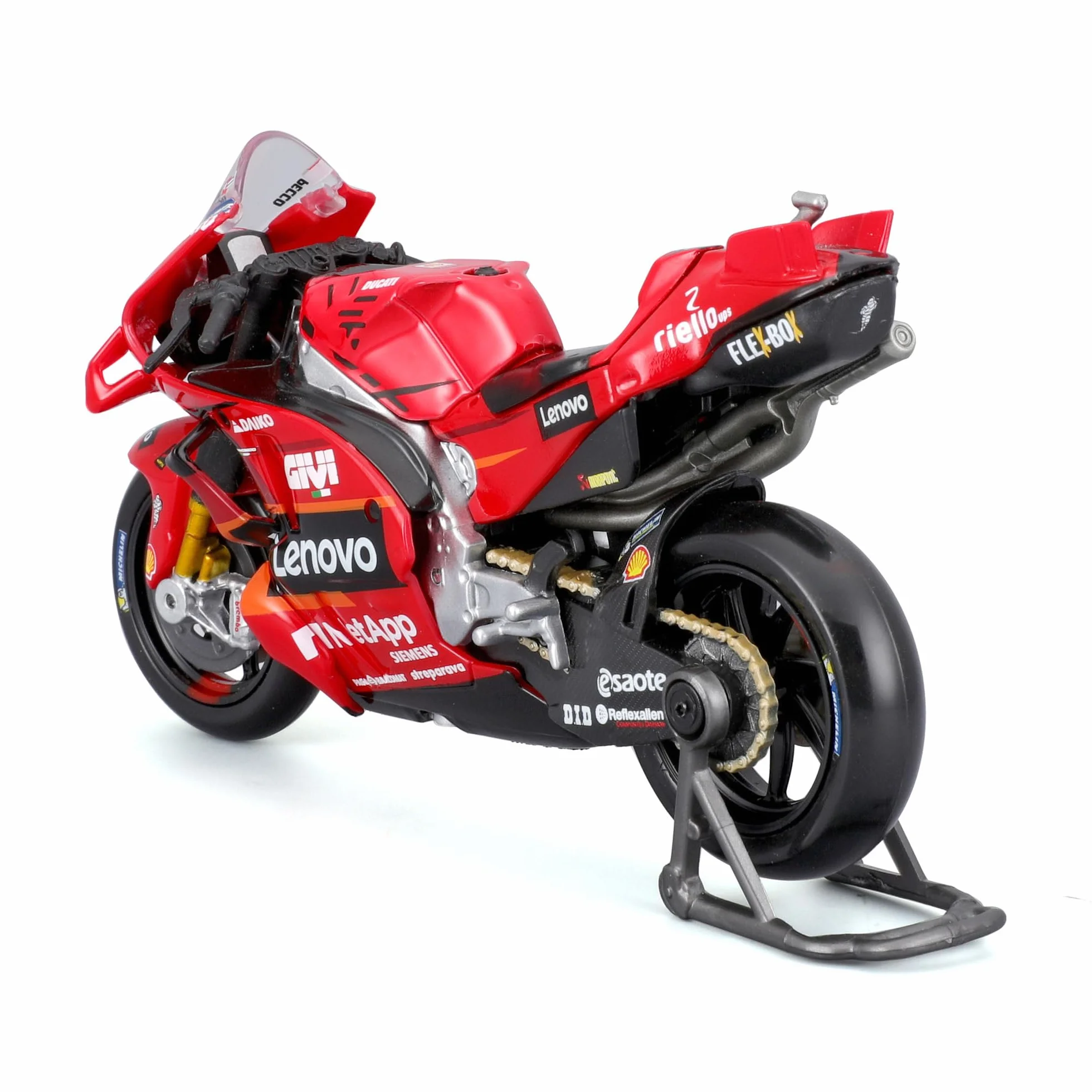 Maquette Ducati Lenovo Team 2023 Bagnaia #1 Échelle 1:18 Officielle 3+
