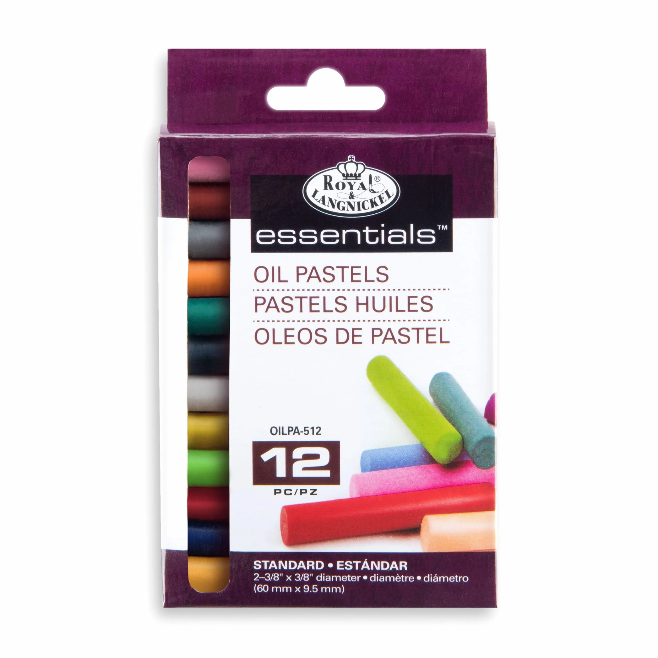 Royal & Langnickel OILPA-512 Pastels Huile Petit 12 Couleurs