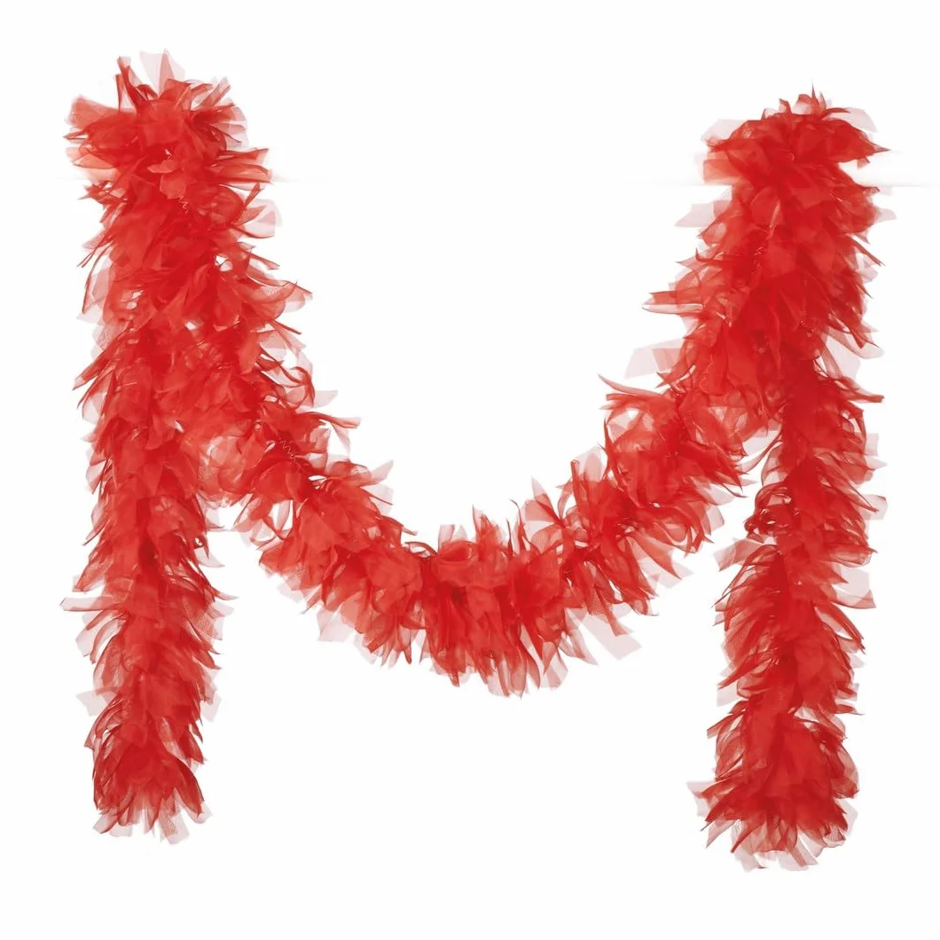 Boa Organza 180 cm Déguisement Charleston Années 20 Flapper Carnaval