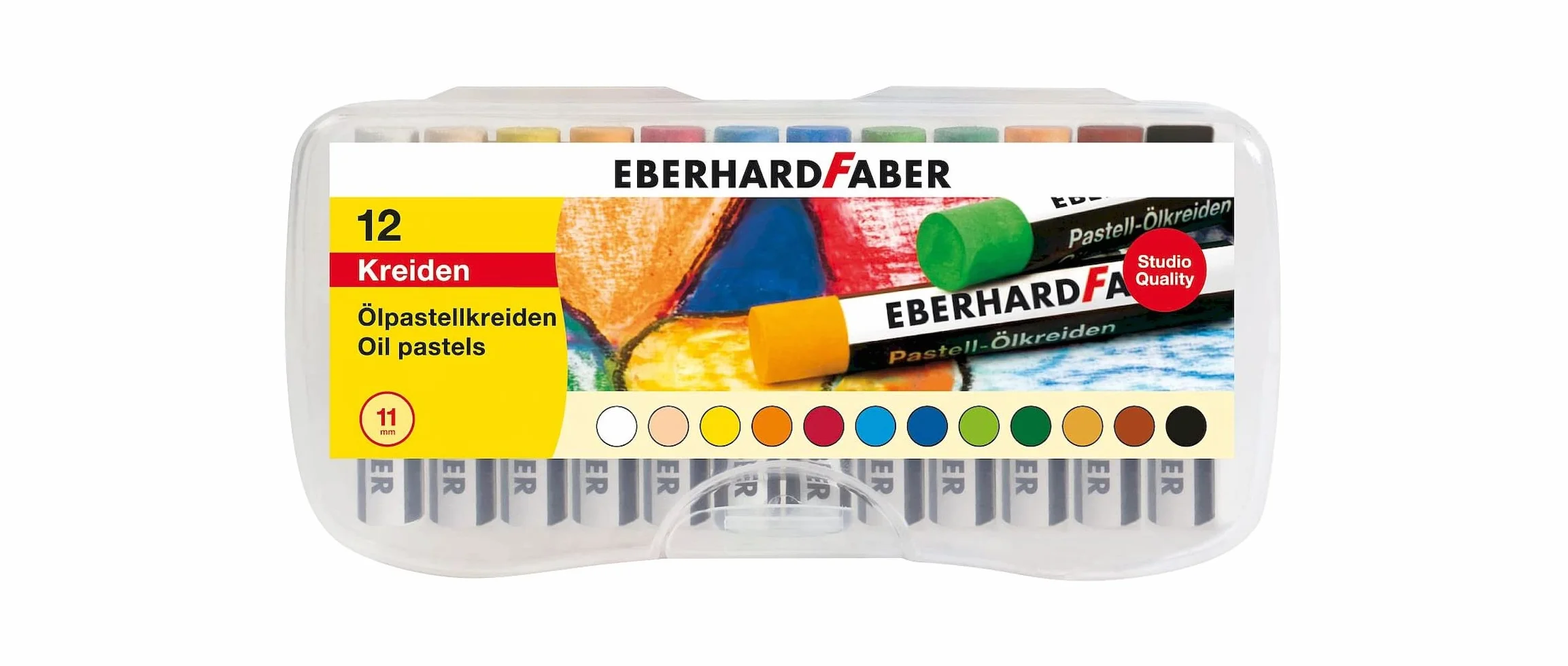 Eberhard Faber Oliepastels 12 stuks 11 mm 522013