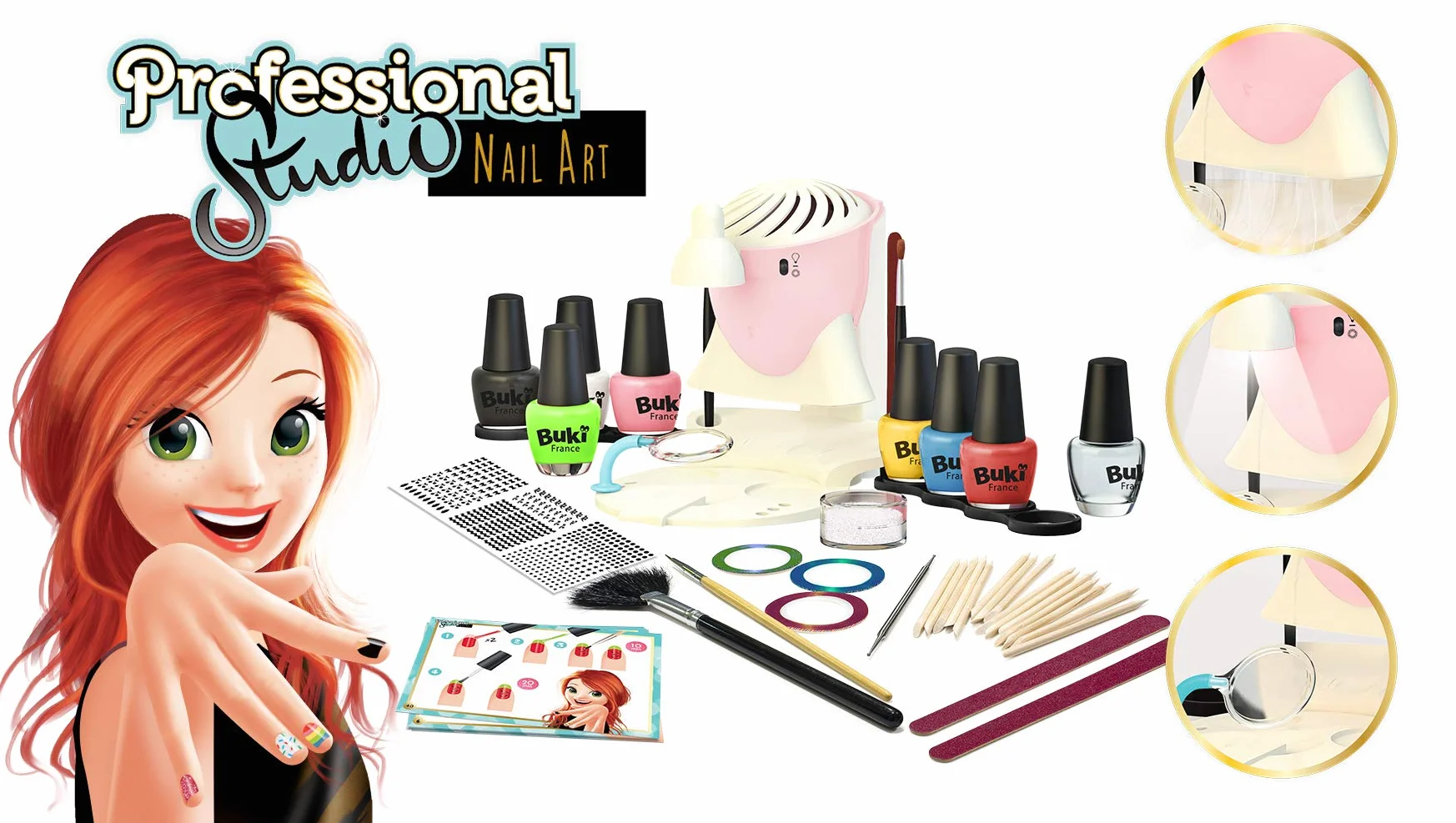 Buki 5404 Professional Studio Nail Art 30 cm × 15 cm × 30 cm