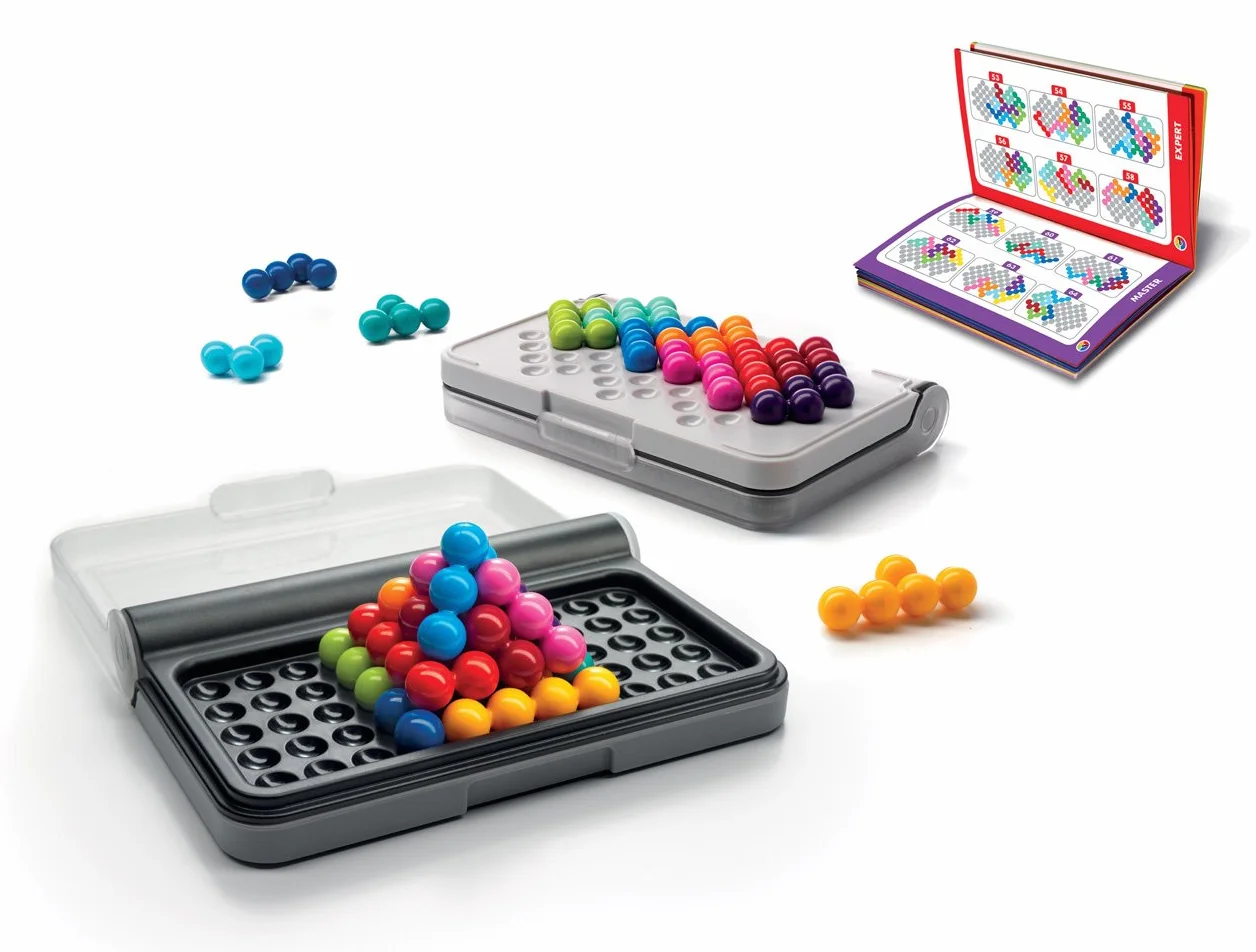 SmartGames IQ Puzzler Pro Jeu Casse Tête 120 Défis 2D 3D 3 Modes de Jeu