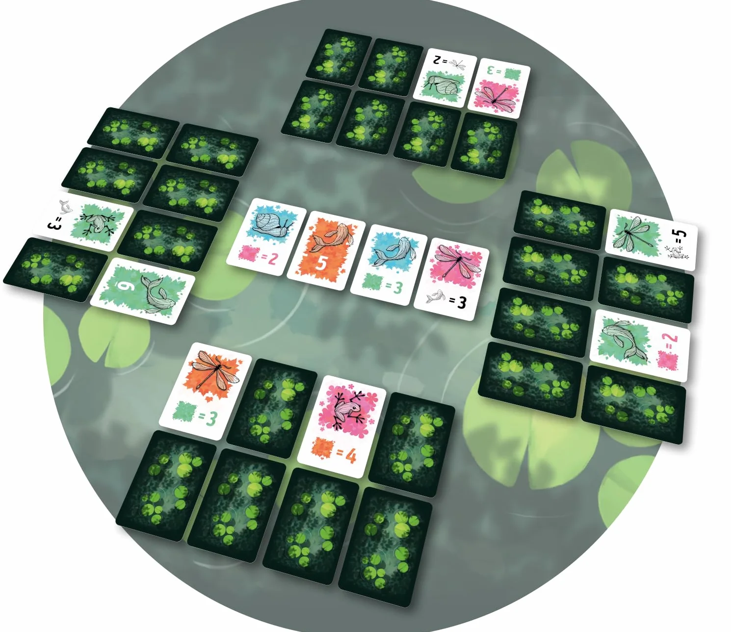 Blackrock Games SYMBIOSE - Jeu de société - Cartes - 8 Ans - 2-4 Joueurs - 15 Minutes - Stratégie - Créez Vos Paysages