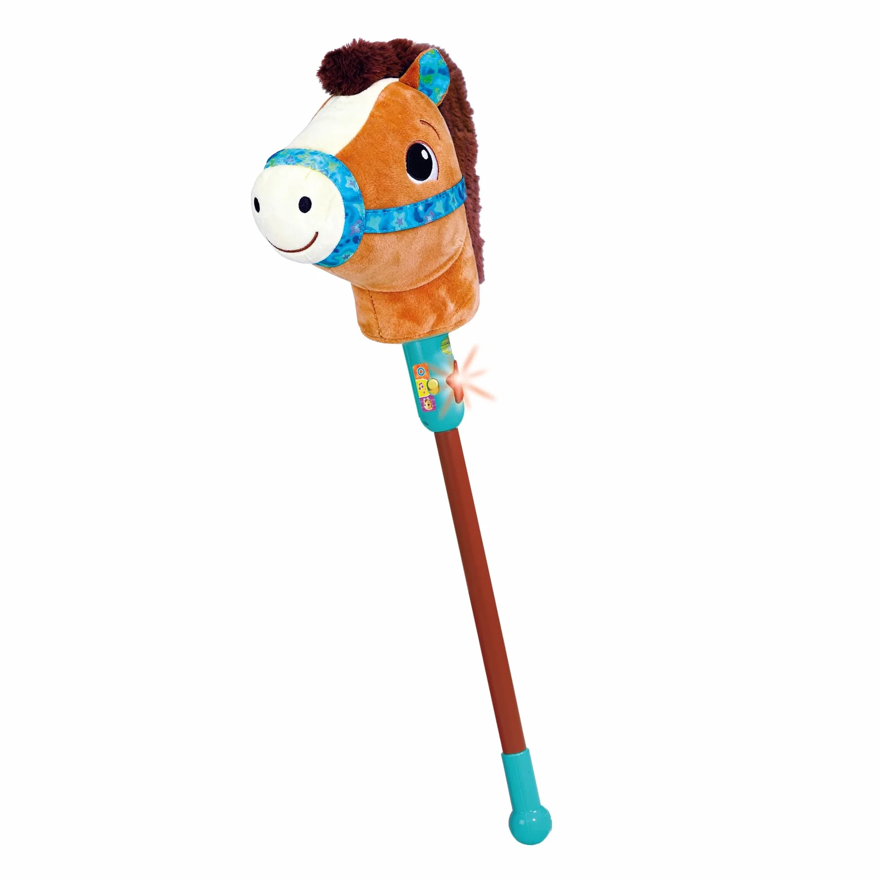VTech Mistral Cheval Bâton Musical 80 cm - Hobby Horse Poney Jouet Interactif Enfant - Jeu Éducatif Motricité