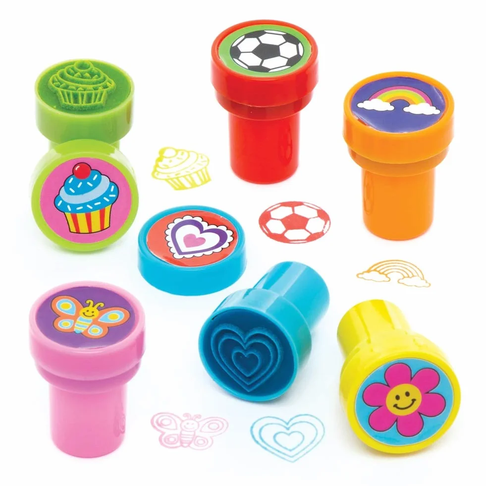 Baker Ross Tampons fantaisie avec encre intégrée lot de 10