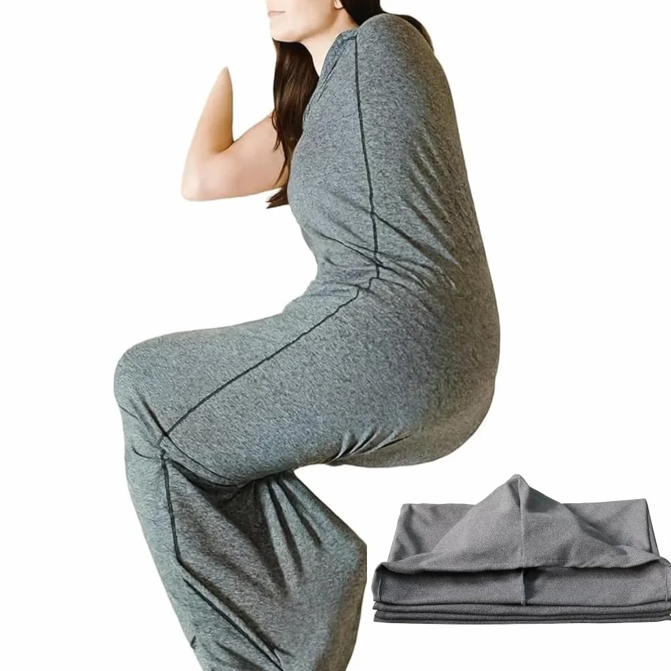 Gigoteuse de Compression pour Adultes – Couverture Anti-Stress Anxiété, Capsule de Sommeil en Tissu Extensible Respirant