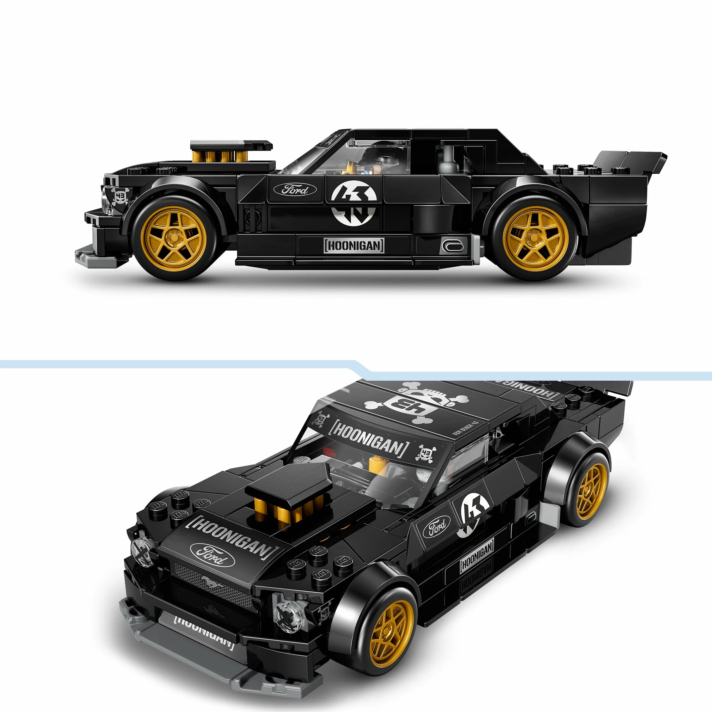 LEGO Speed Champions Ford Mustang Hoonicorn V1 1965 Ken Block Voiture Maquette Minifigurine Collector 77262