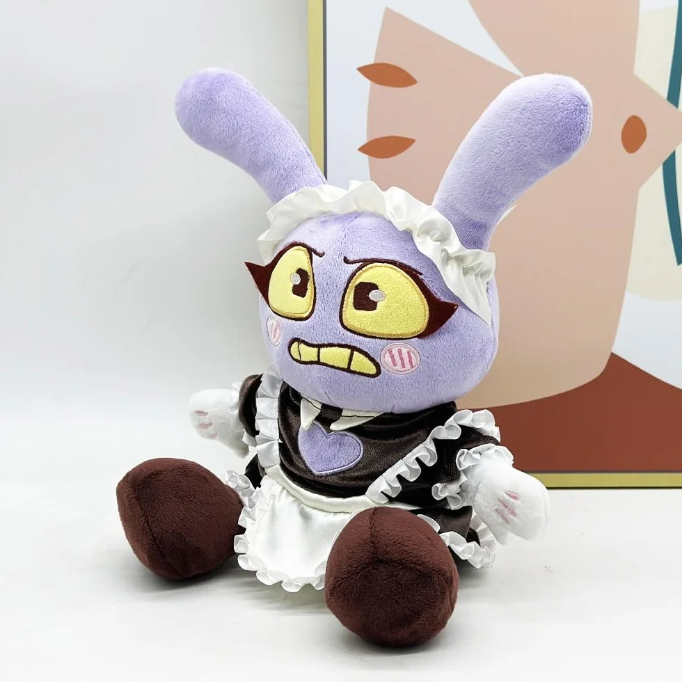 Peluche Maid Jax, Figurine en Peluche, Tenue de Femme de Chambre