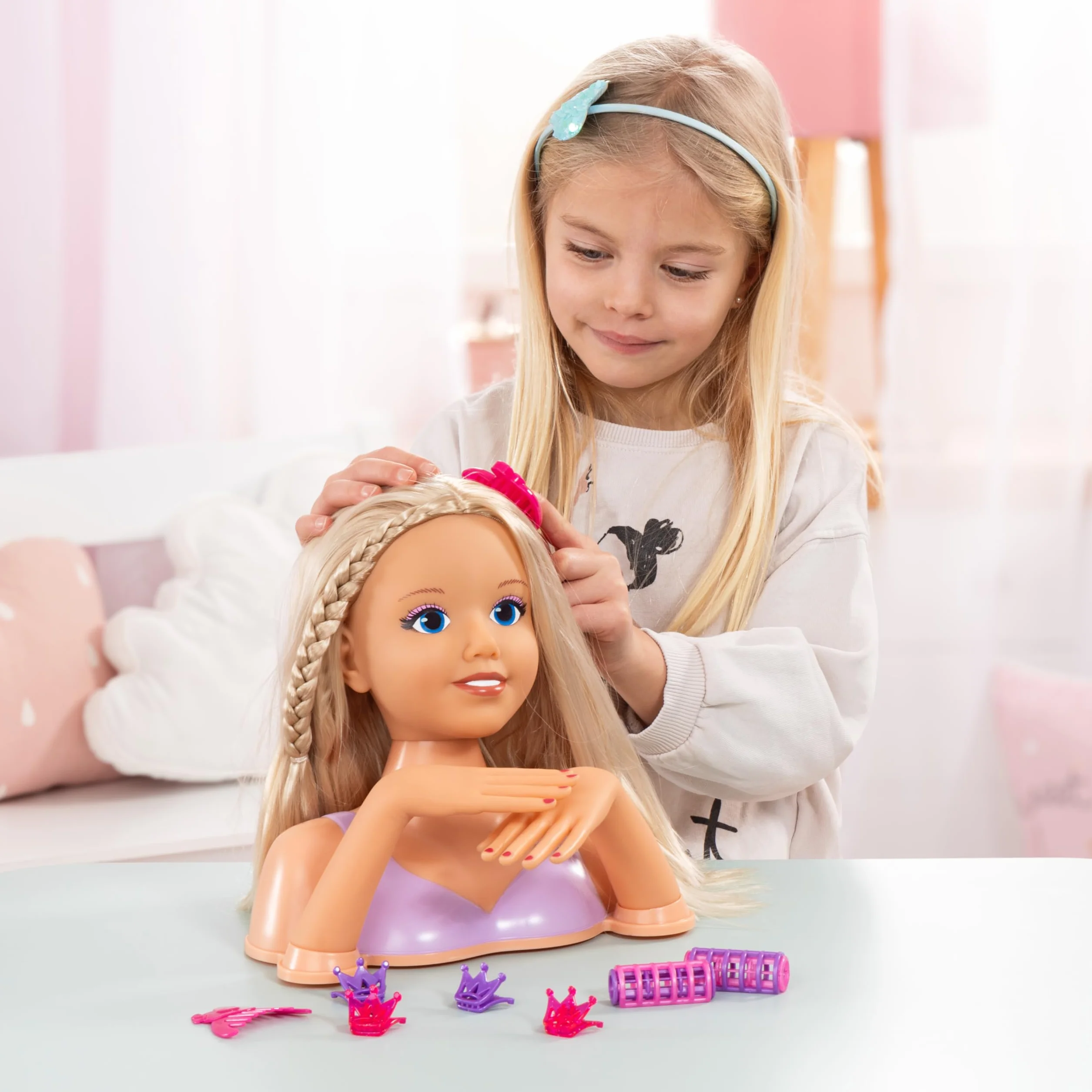 Bayer Design Tête à coiffer et maquiller 25 cm Blond