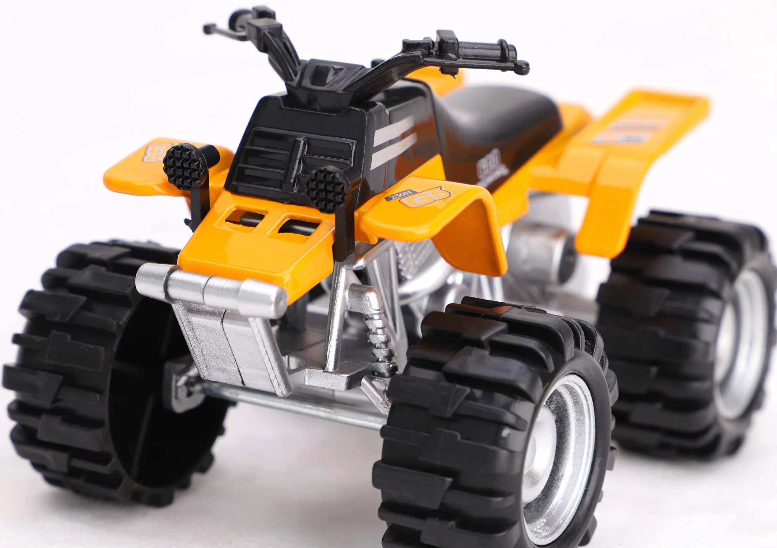 Toyland Quadricycle à Friction 11 cm - Jaune - Jouets pour garçons