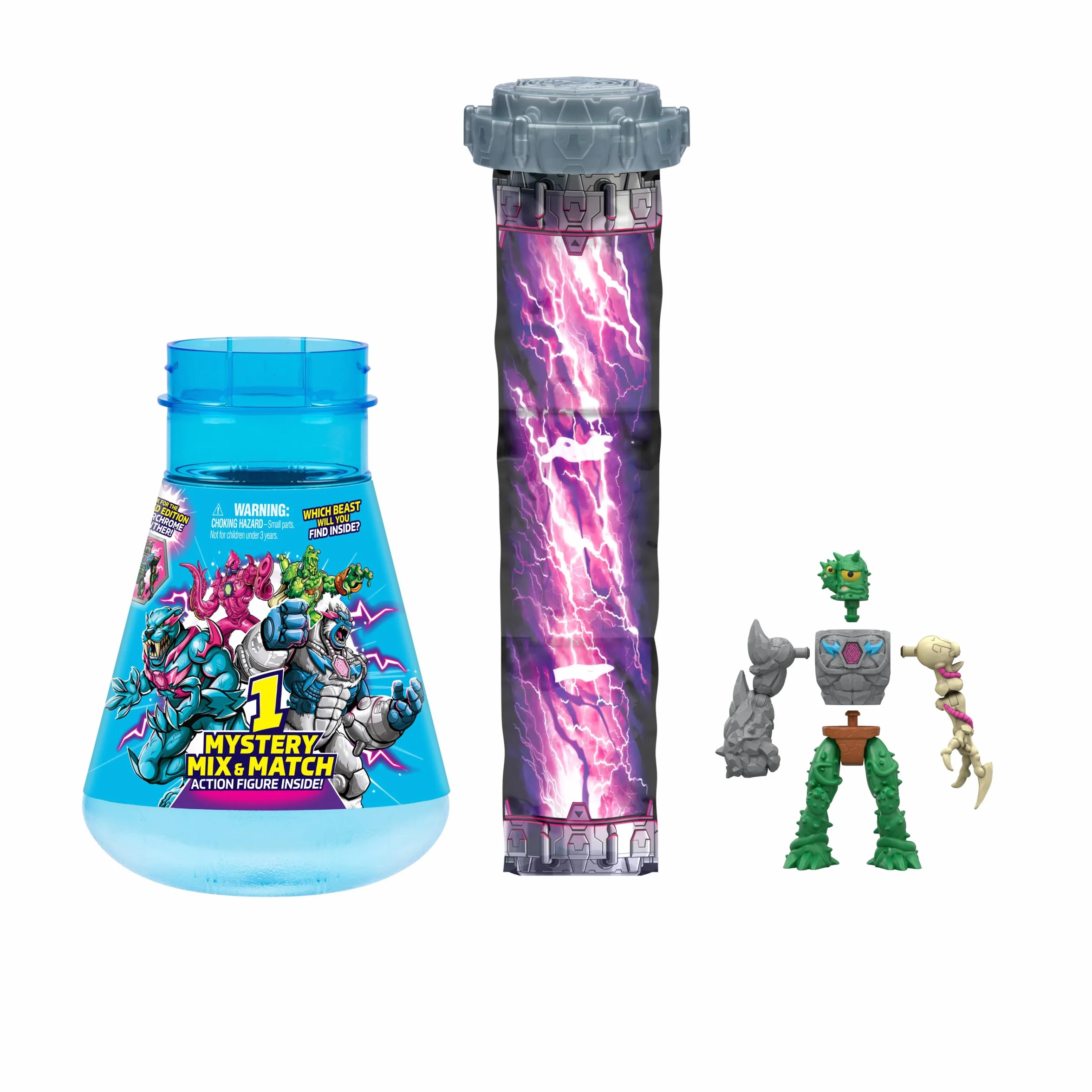 MrBeast Lab Hybrids Coffret Figurine Hybride 10 cm 30 à Collectionner