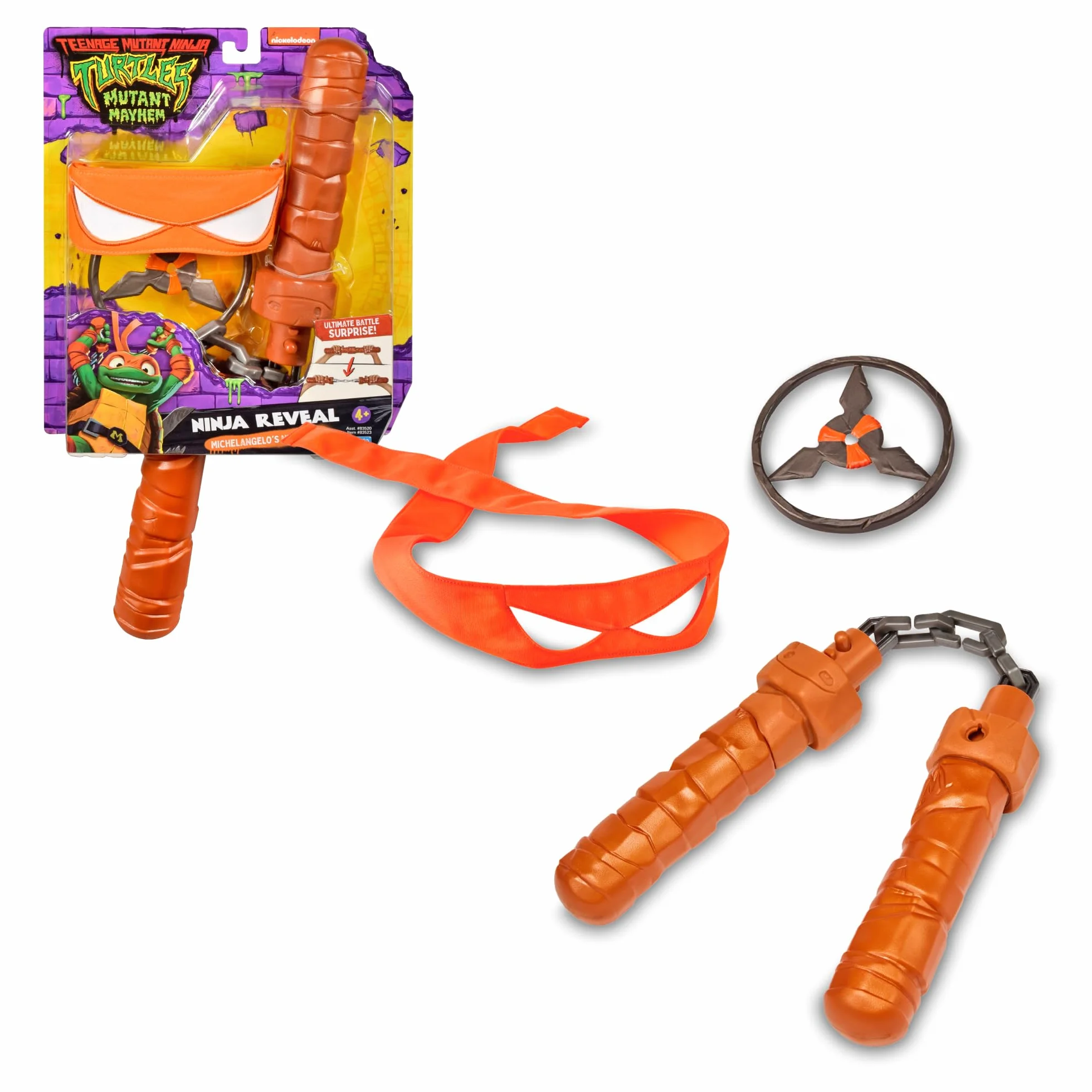 Giochi Preziosi Tortues Ninja Arme Michelangelo Jouet 4 ans TU8063