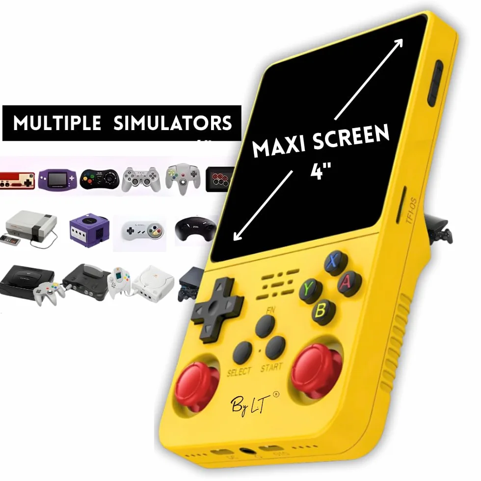 Console portable GameBox Ultra 20 000 jeux Écran 4" Full HD 128 Go extensible Linux 3.0 WiFi Multiplayer