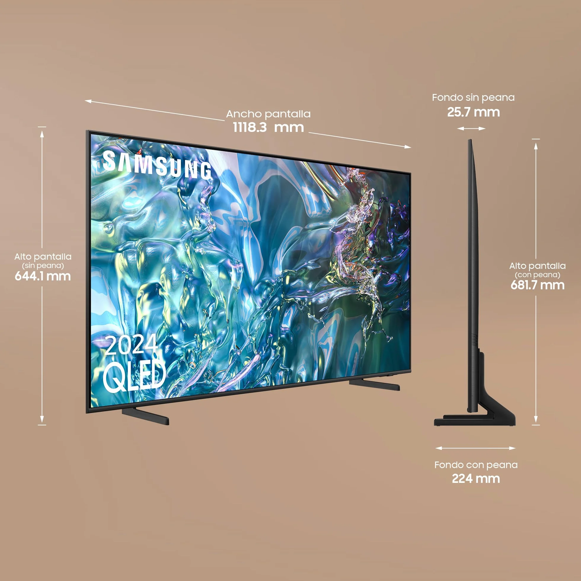Samsung TV QLED 4K 50Q60D 50" Smart TV 2024