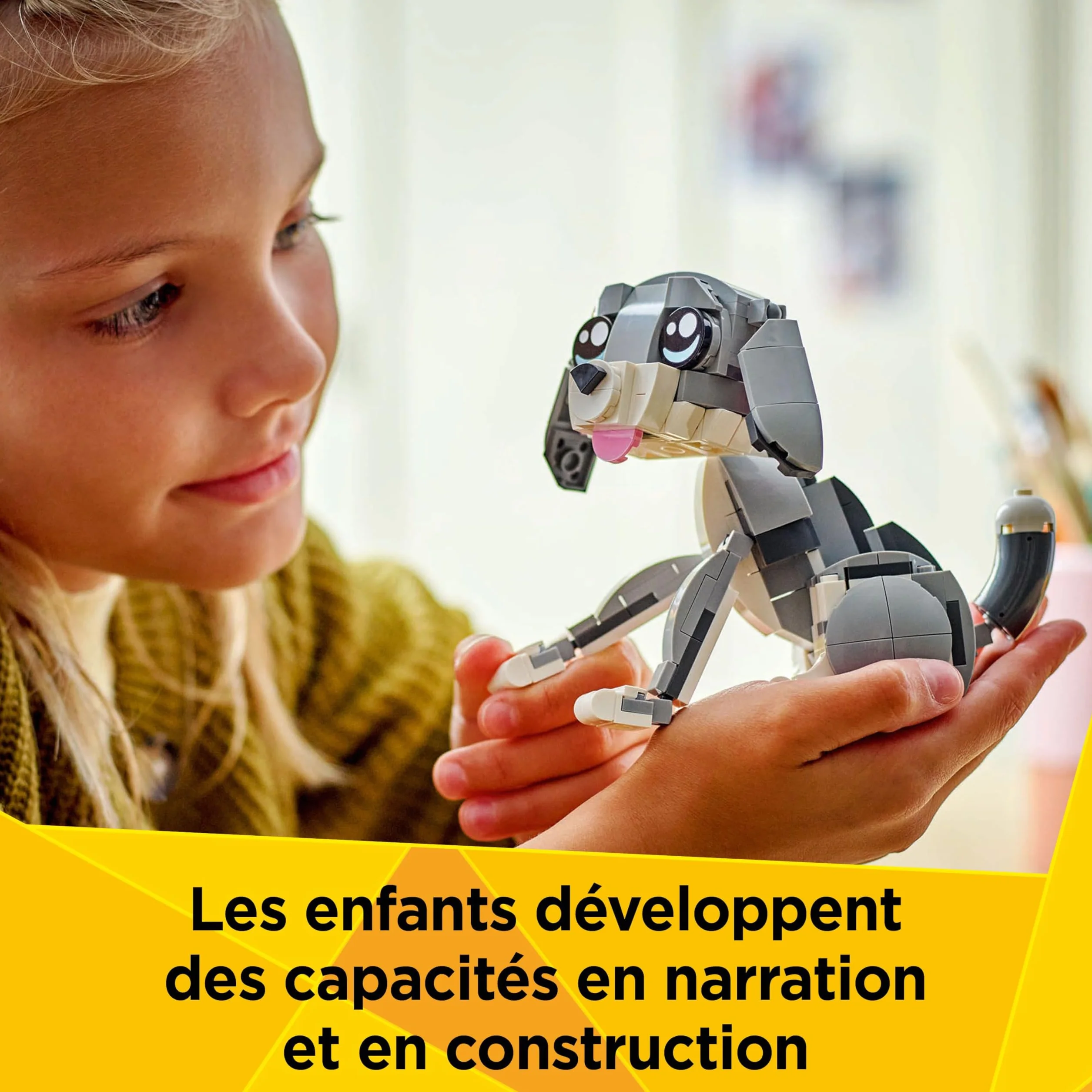 LEGO Creator 3-en-1 Le Chat Joueur 31163 Figurine Animal Transformable Chien Pigeon Cadeau Enfant 8 Ans