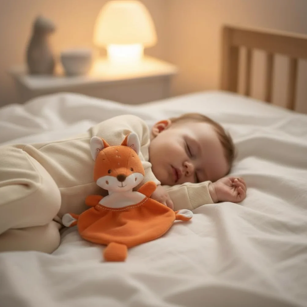 Les César Le Renard 30 cm Doudou Brodé Prénom Cadeau Naissance Bébé
