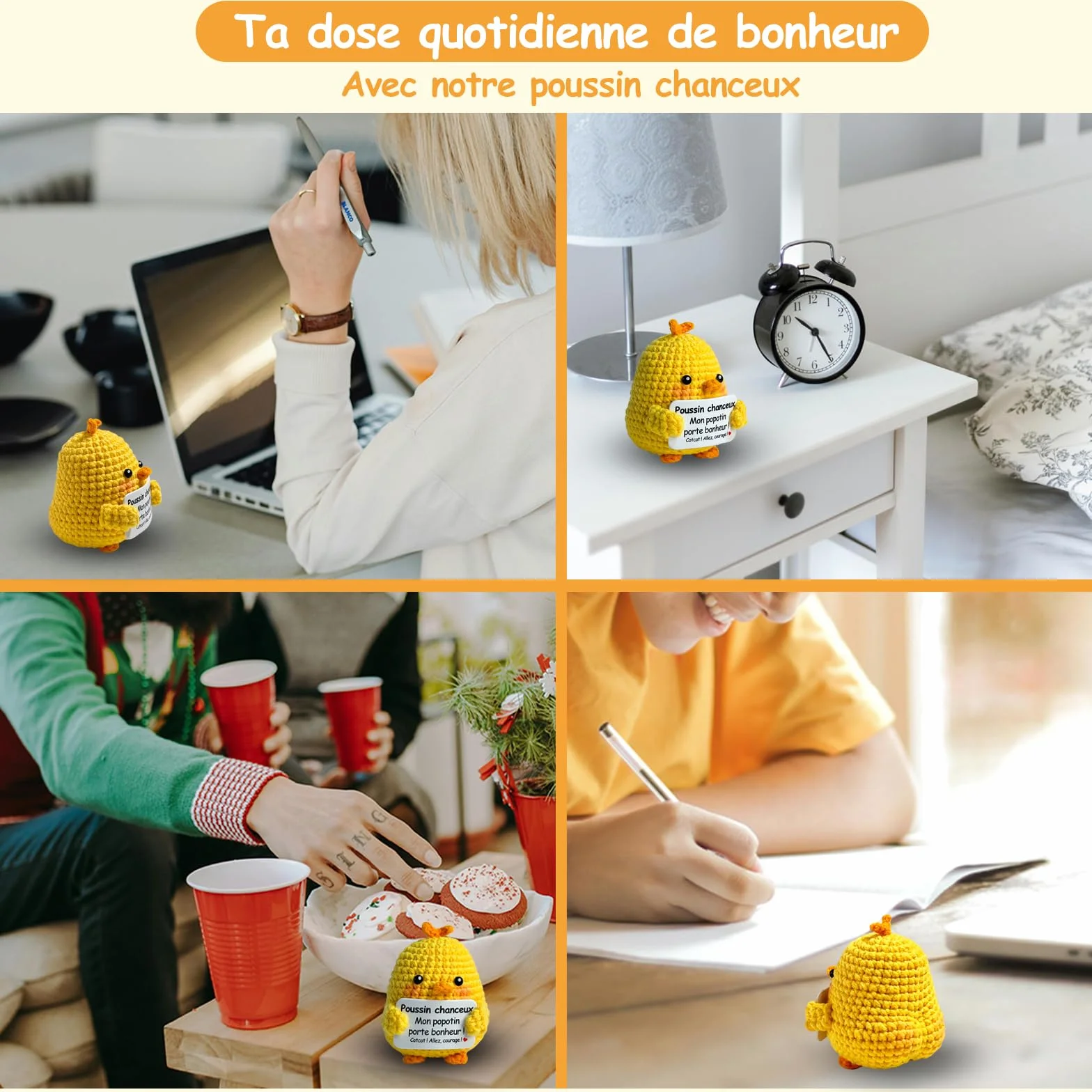 Carte Positive & Motivante, Cadeau Original & Amusant pour Homme Femme, Idée Pâques Anniversaire