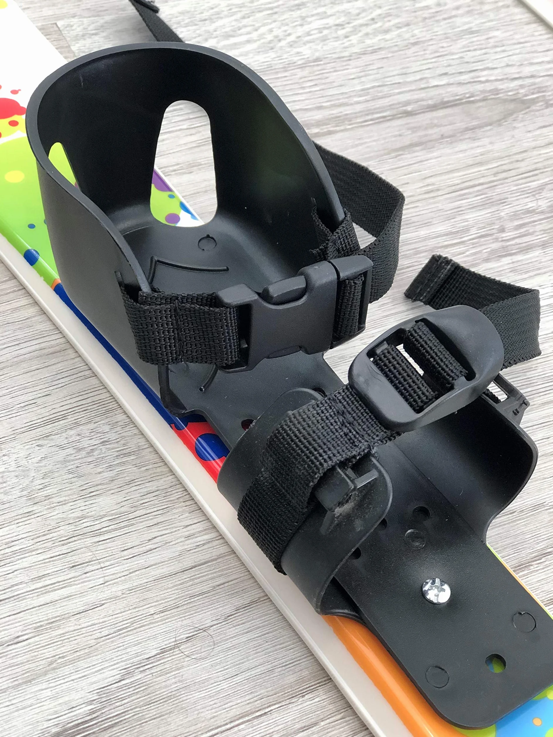 Skis et bâtons en plastique pour débutants de 0 à 4 ans