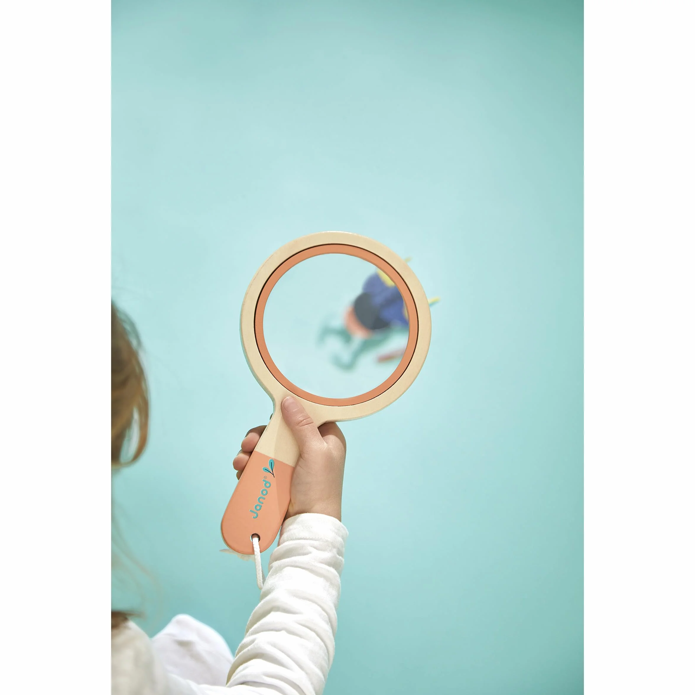 Janod Grande Loupe en Bois pour Enfants Grossissement x3,5 Jouet Jardin Dès 3 Ans