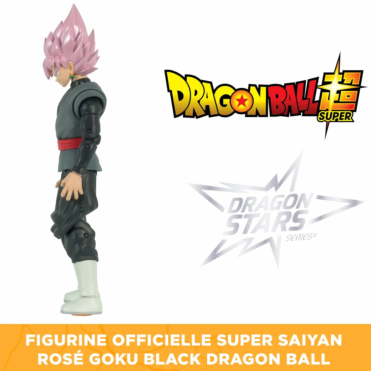 BANDAI Dragon Ball Super Figurine Super Saiyan Rosé Goku Black 17 cm Articulée Accessoires Licence Officielle Jouet Enfant 4 Ans+