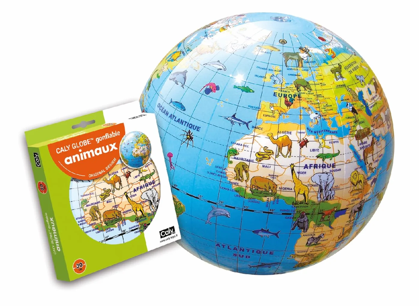 Caly Globe Animaux Français