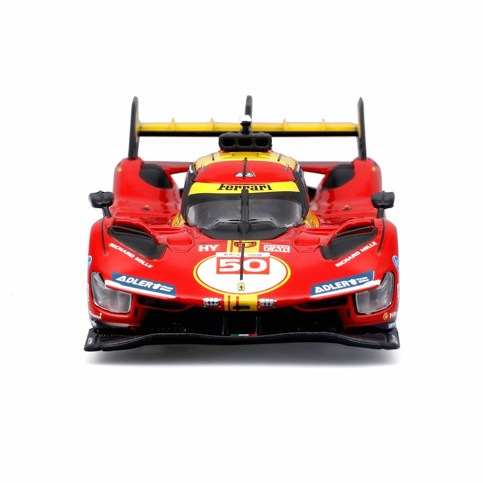 Bburago Ferrari 499P Winner 2024 #50 1:43 Voiture métal moulé réplique détaillée 24 Heures du Mans
