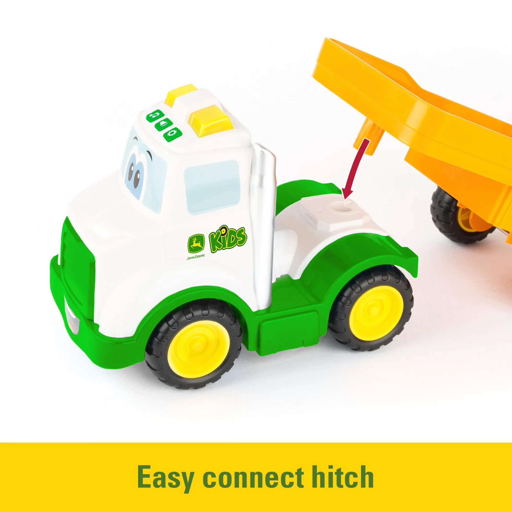 John Deere Johnny Dépanneuse Ensemble Jouets Tracteur Transport Ferme Tout-Petits Pousser 18 Mois 2 3 Ans