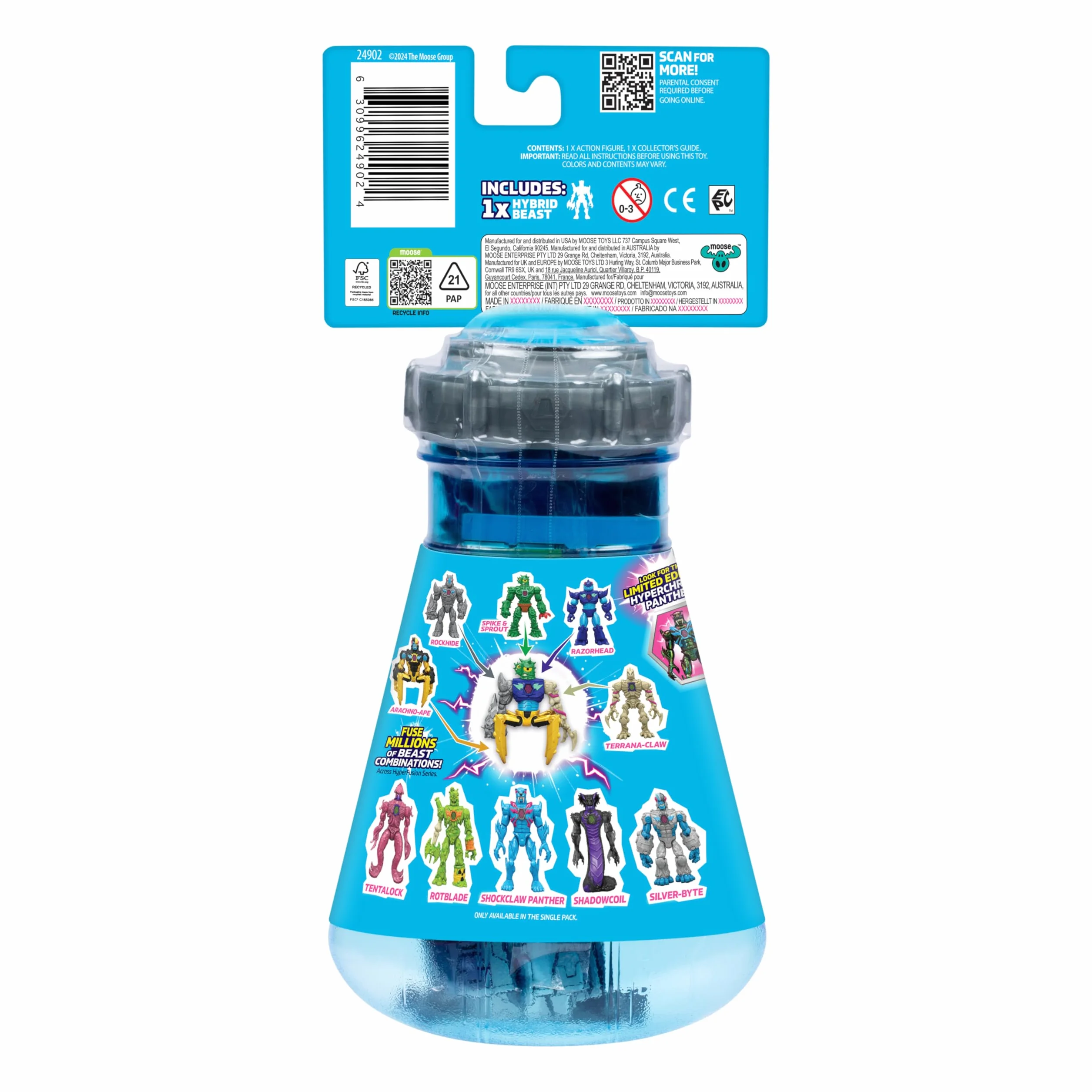 MrBeast Lab Hybrids Coffret Figurine Hybride 10 cm 30 à Collectionner