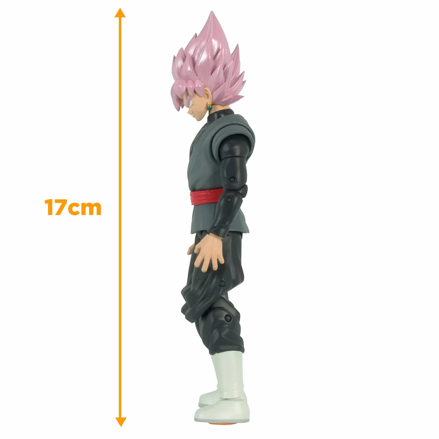BANDAI Dragon Ball Super Figurine Super Saiyan Rosé Goku Black 17 cm Articulée Accessoires Licence Officielle Jouet Enfant 4 Ans+