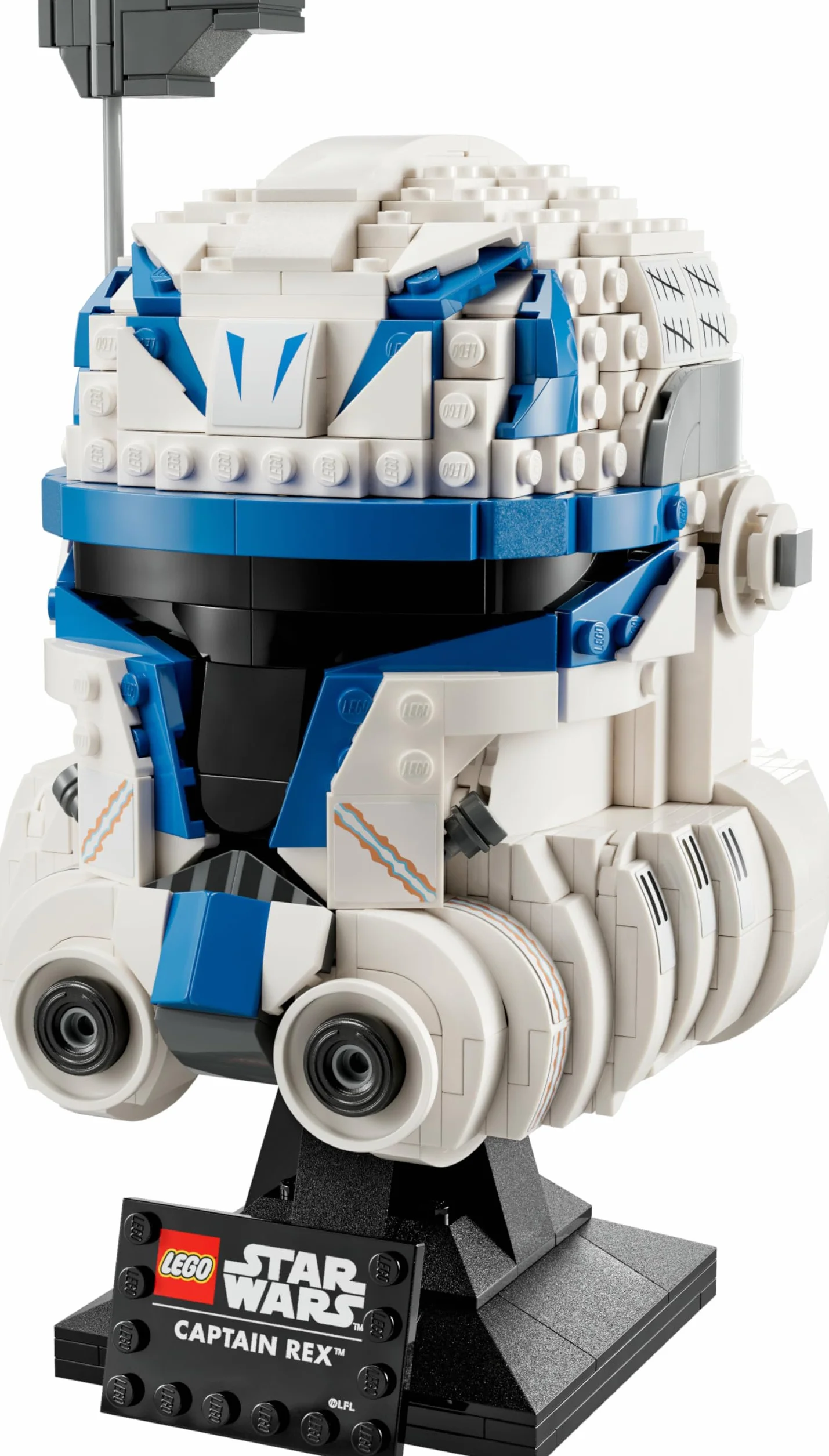 LEGO 75349 Star Wars Le Casque du Capitaine Rex Maquette à Construire pour Adultes Collection 501e Légion