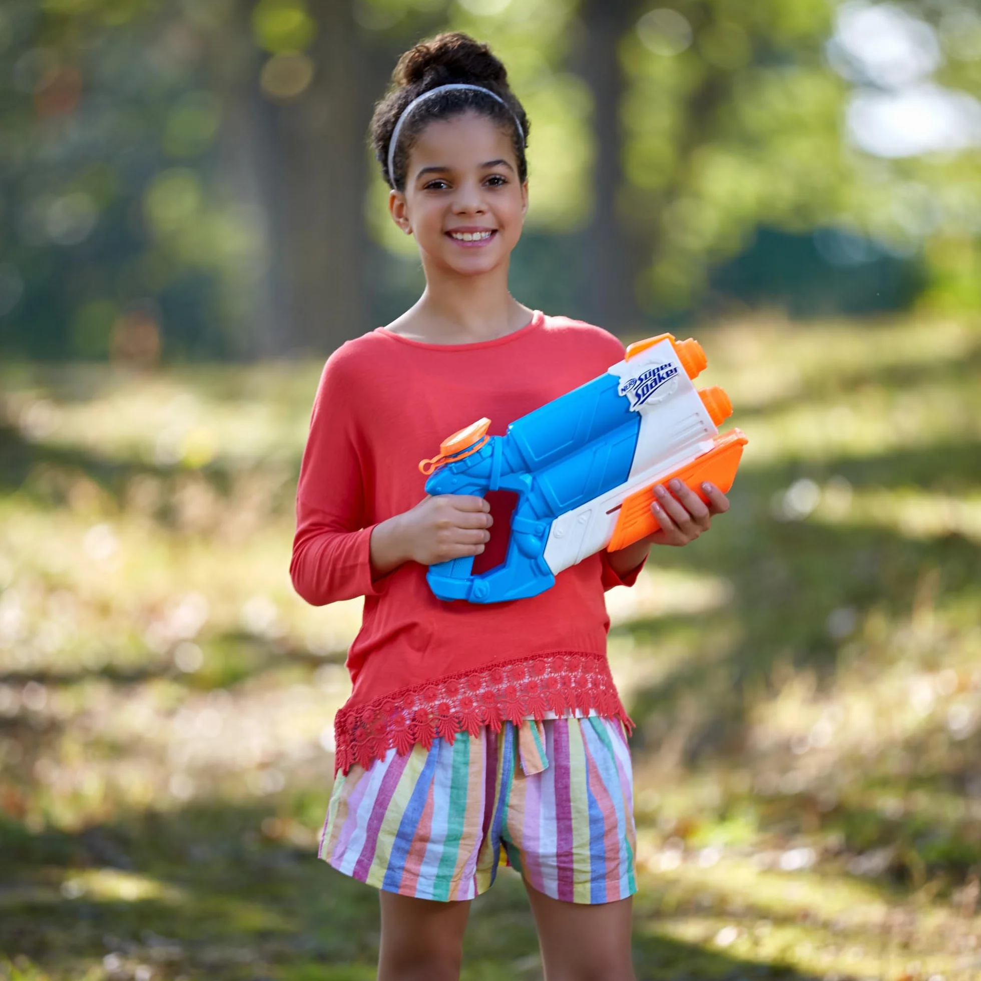 Nerf Super Soaker Twin Tide Blaster à Eau Puissant pour Enfant dès 6 Ans