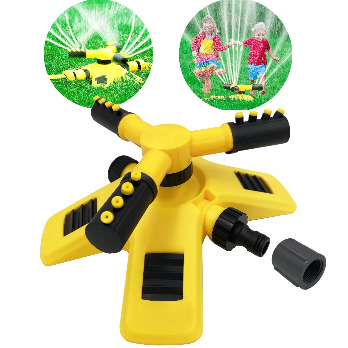 Arroseur d'eau de jardin en forme X pour enfants extérieur