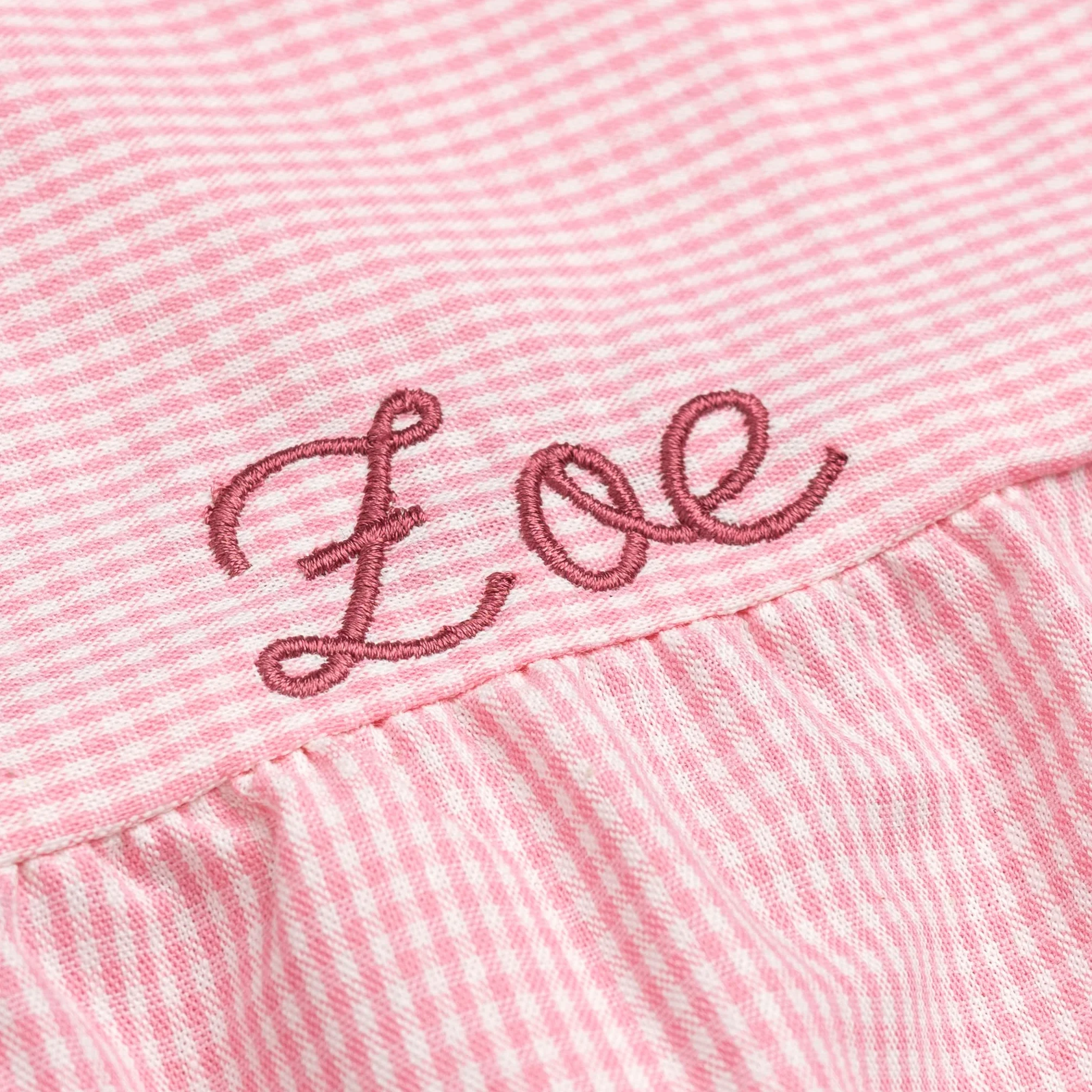 Blouse Écolier Personnalisée avec Nom pour Enfants à Carreaux 3-6 Ans