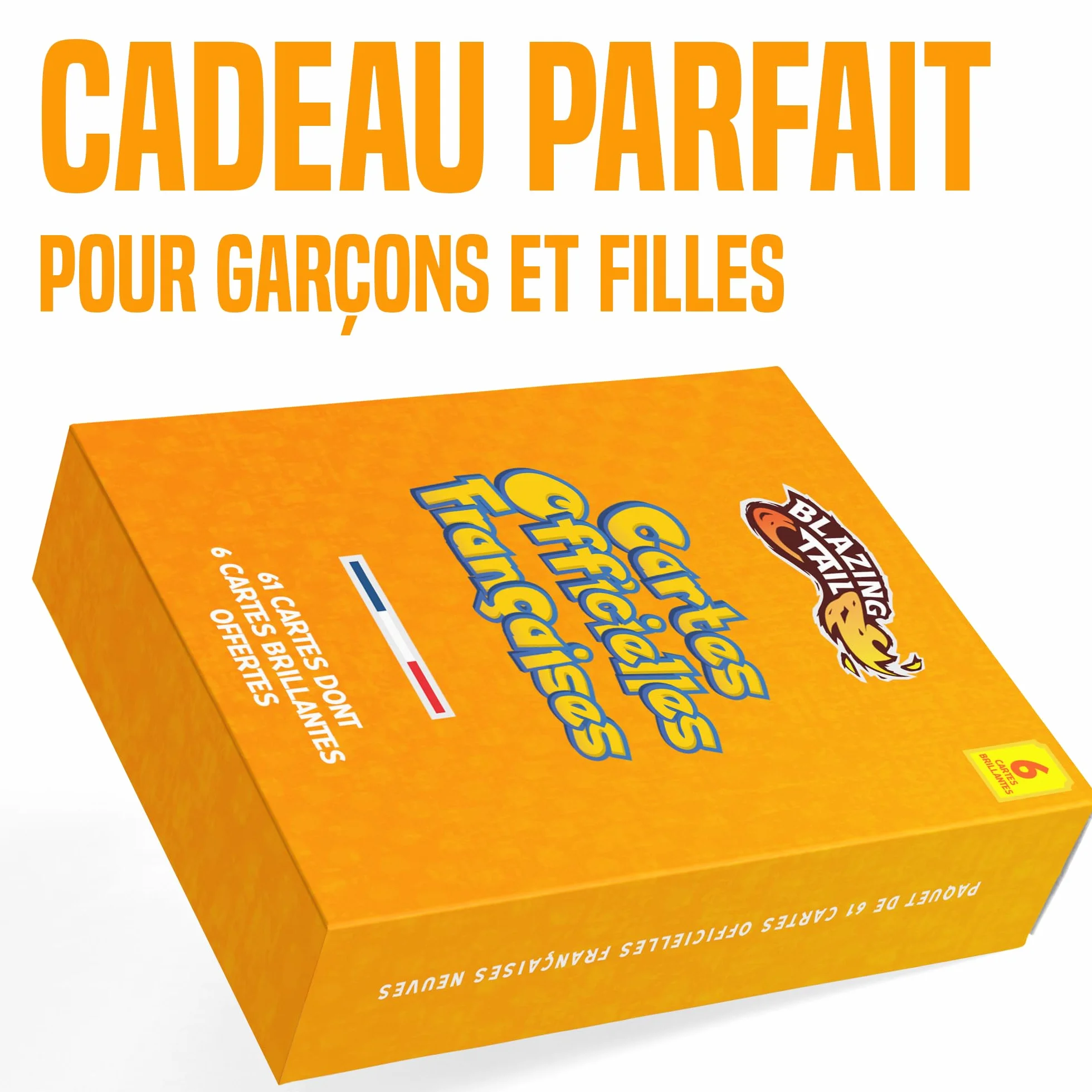 Blazing Tail Lot 61 Cartes Françaises Officielles + 1 Carte Ultra Rare 6 Brillantes