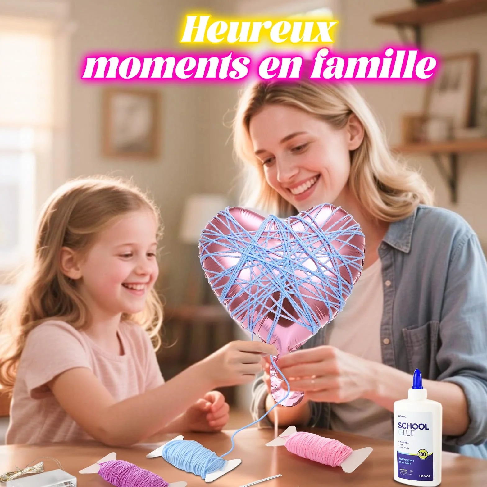 Hapikids Cadeau Fille 6-12 Ans, String Art 3D Bricolage Enfant Jouet Créatif