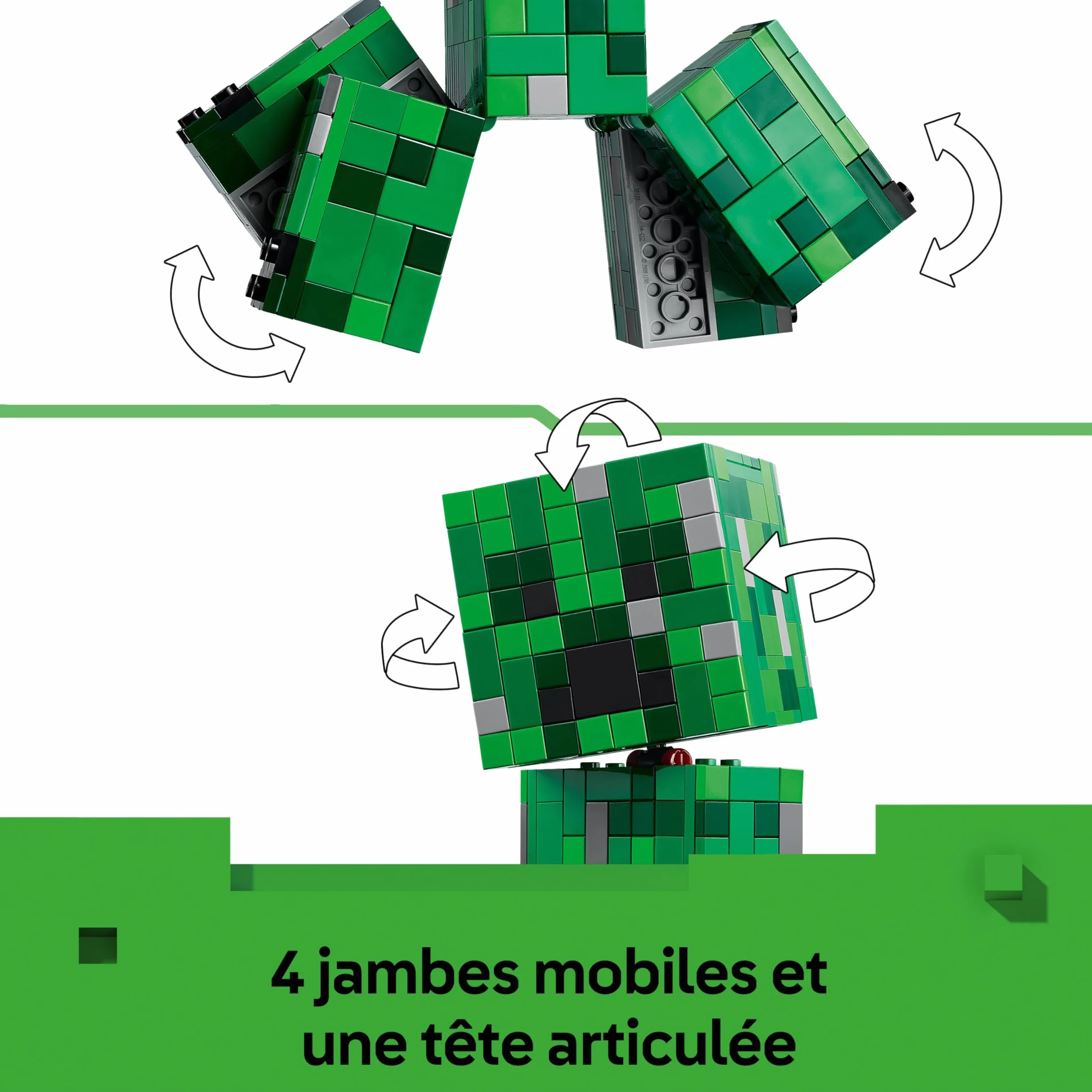 LEGO Minecraft Le Creeper Jouet de Construction Figurine Articulée 21276